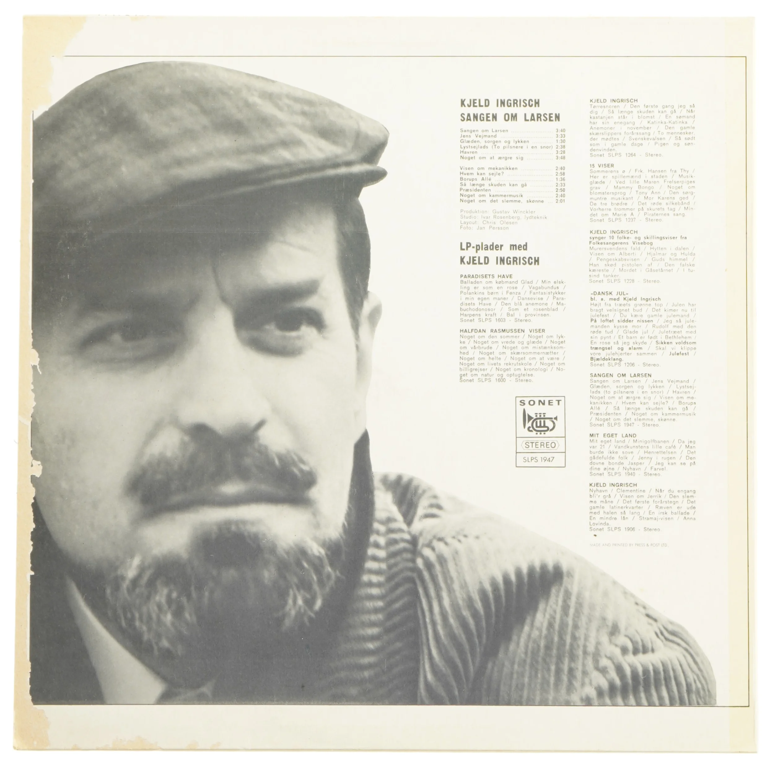 LP Kjeld Ingrisch - Sangen Om Larsen