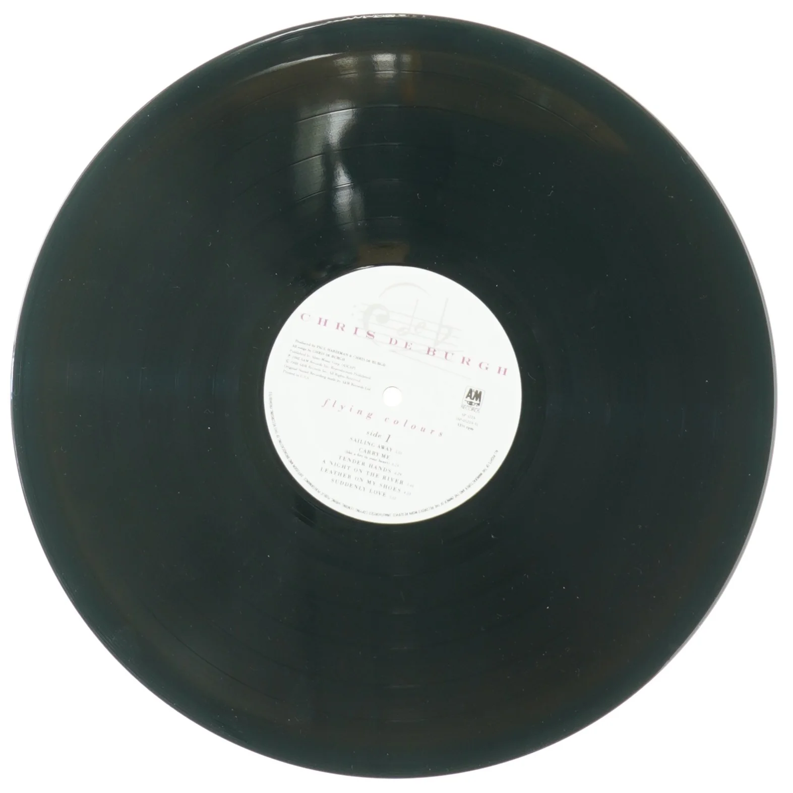 Chris de Burgh, flying colours fra A Og M Records (str. 30 cm)