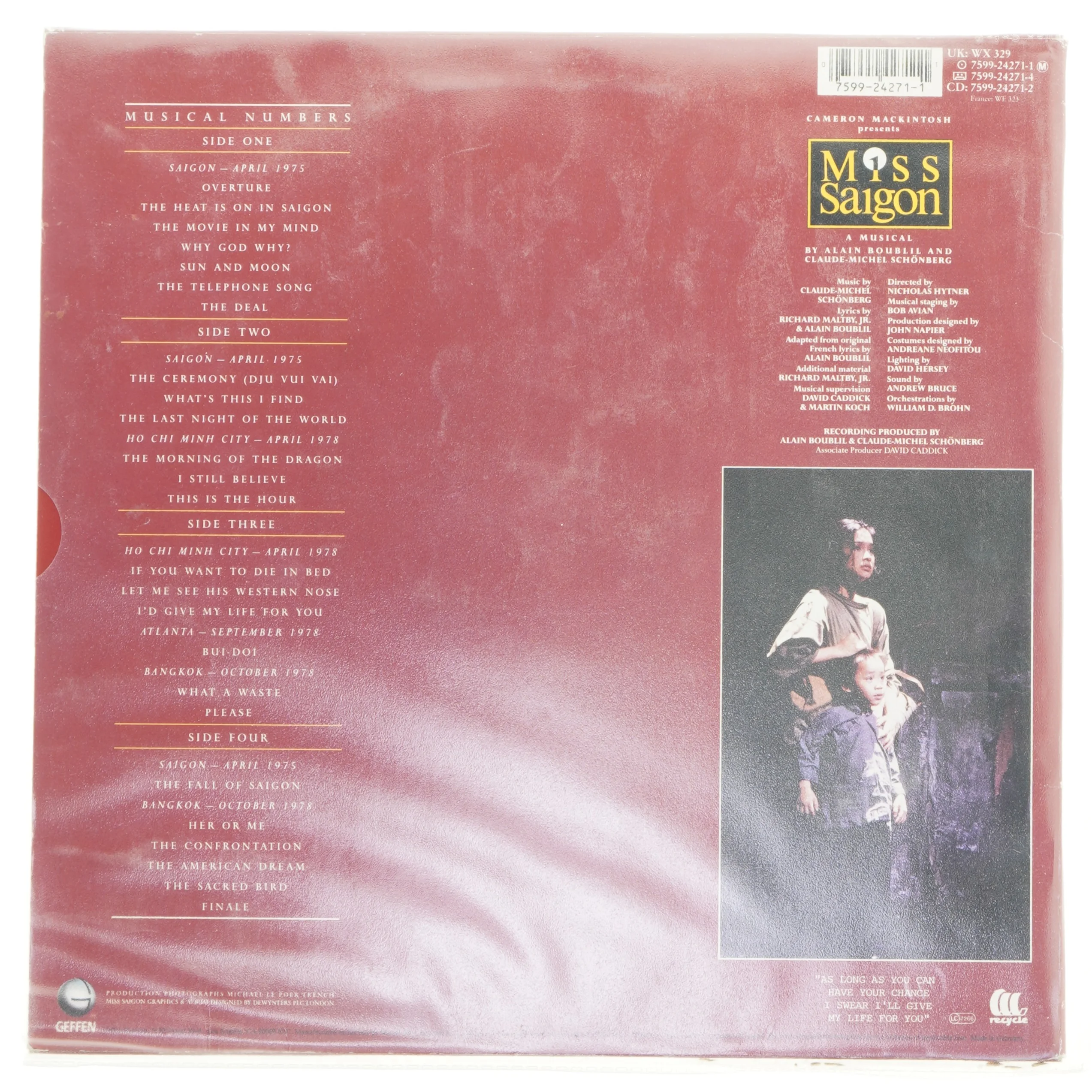 Miss Saigon LP fra Miss Saigon