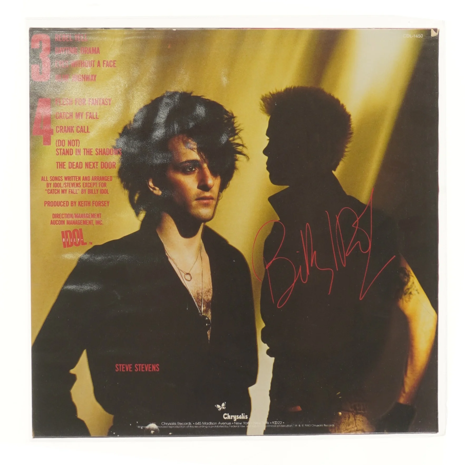 Billy Idol - Rebel Yell LP fra Billy Idol