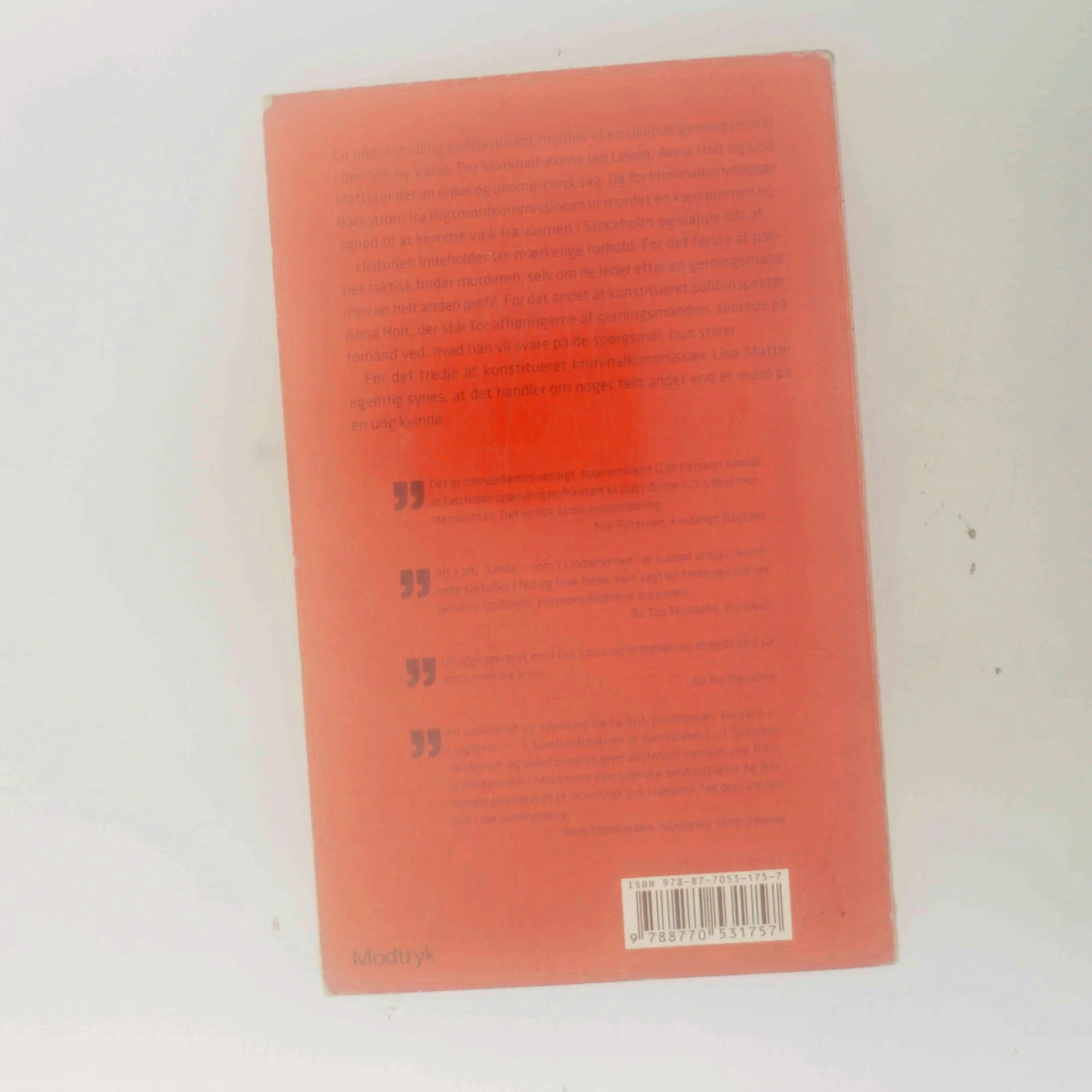 Linda - som i Lindamordet : en roman om en forbrydelse af Leif G. W. Persson (Bog)