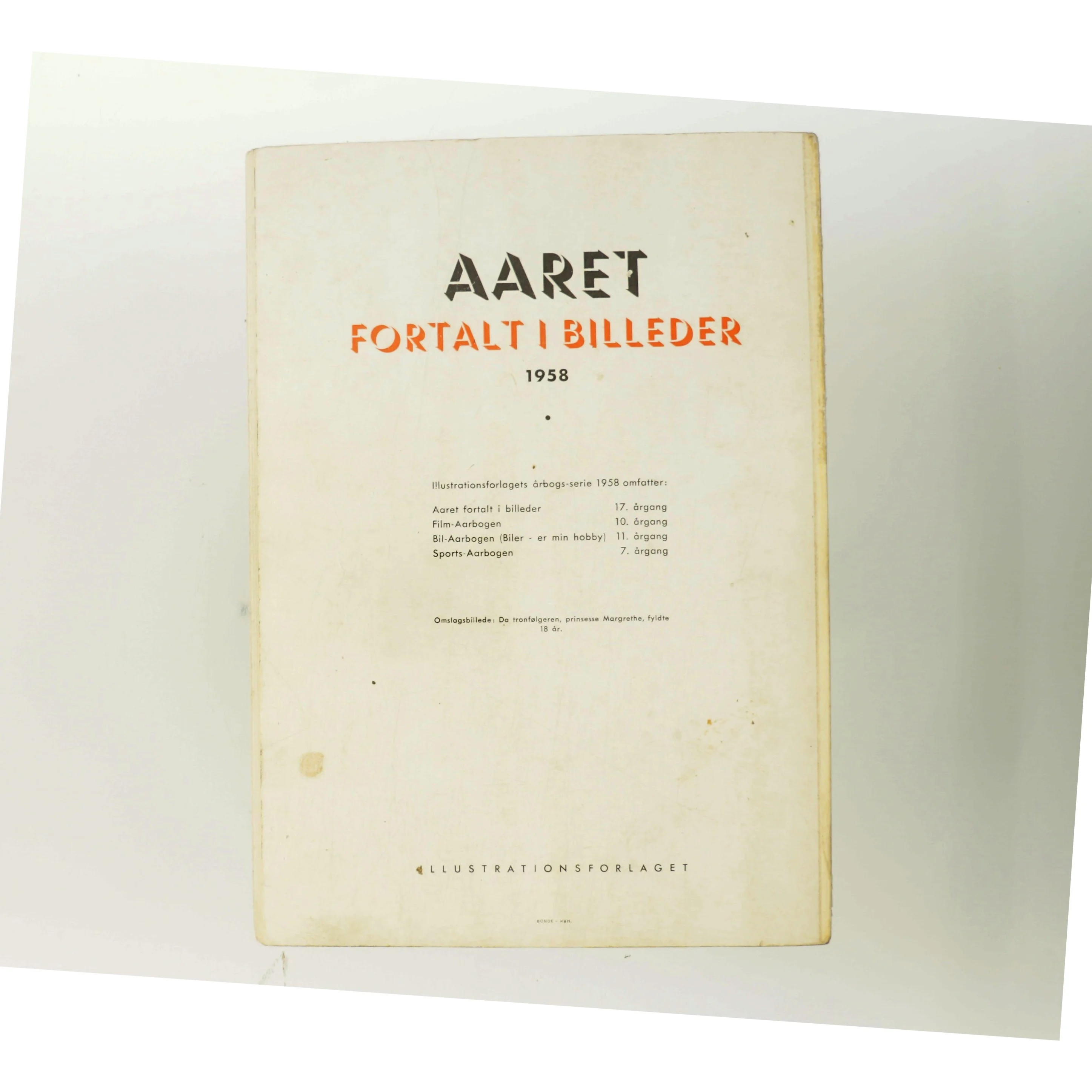 1958 Året Fortalt i Billeder (Bog)