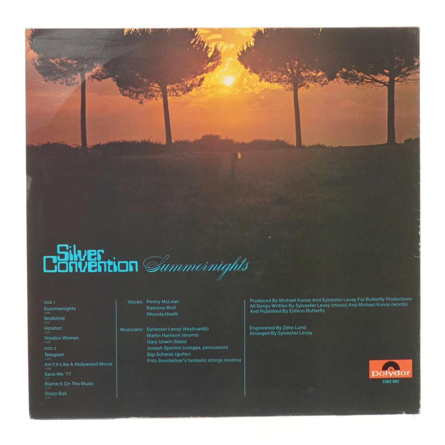 Silver Convention LP: Summernights fra Polydor