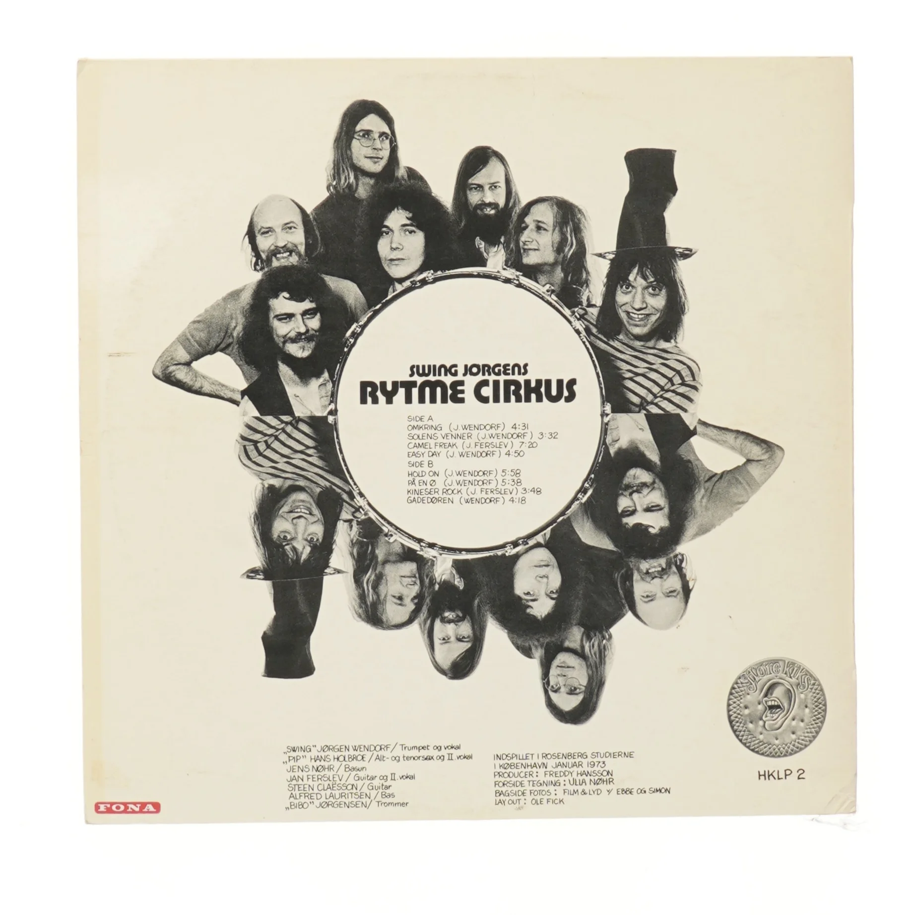 Swing Jørgens Rytme Cirkus LP fra Tona