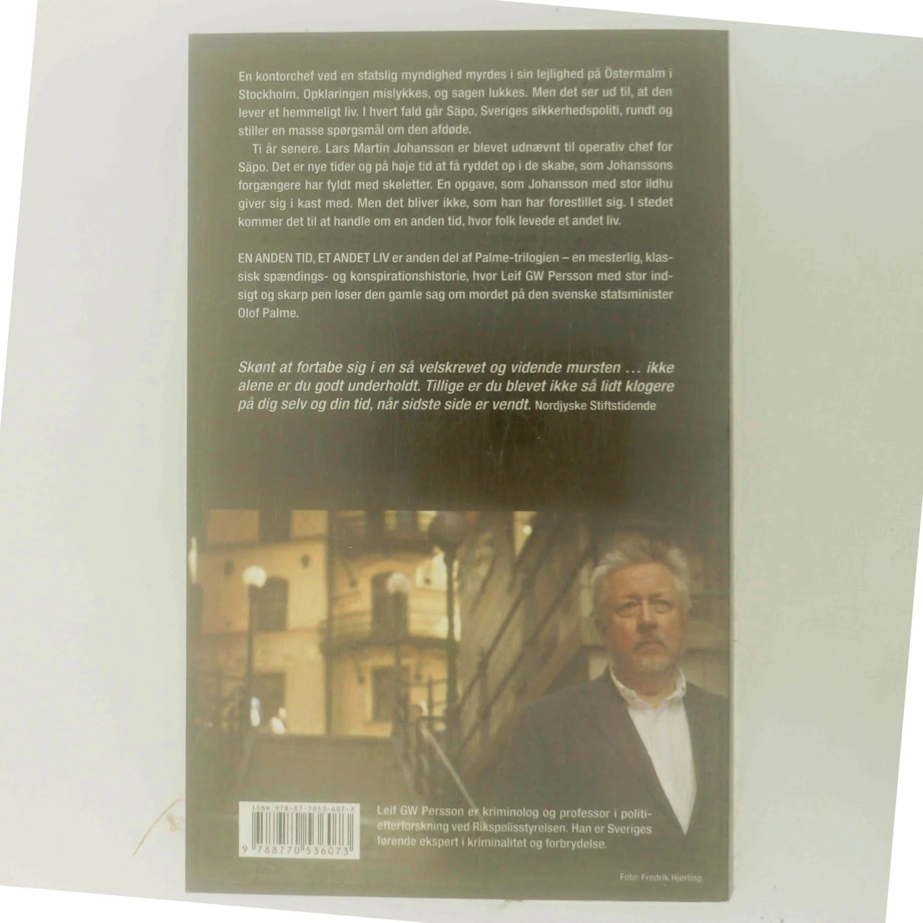 En anden tid, et andet liv af Leif G. W. Persson (Bog)