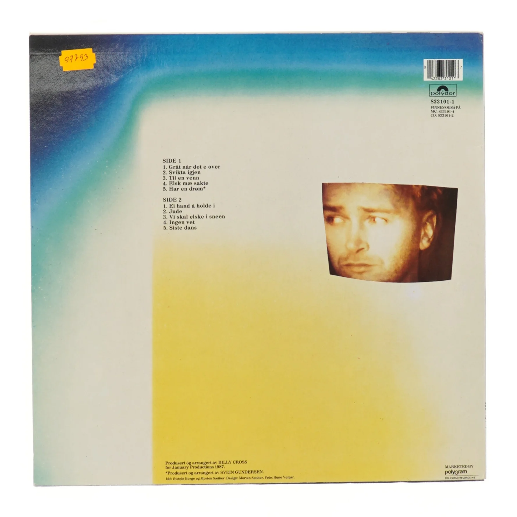 Vinylplade med albumcover