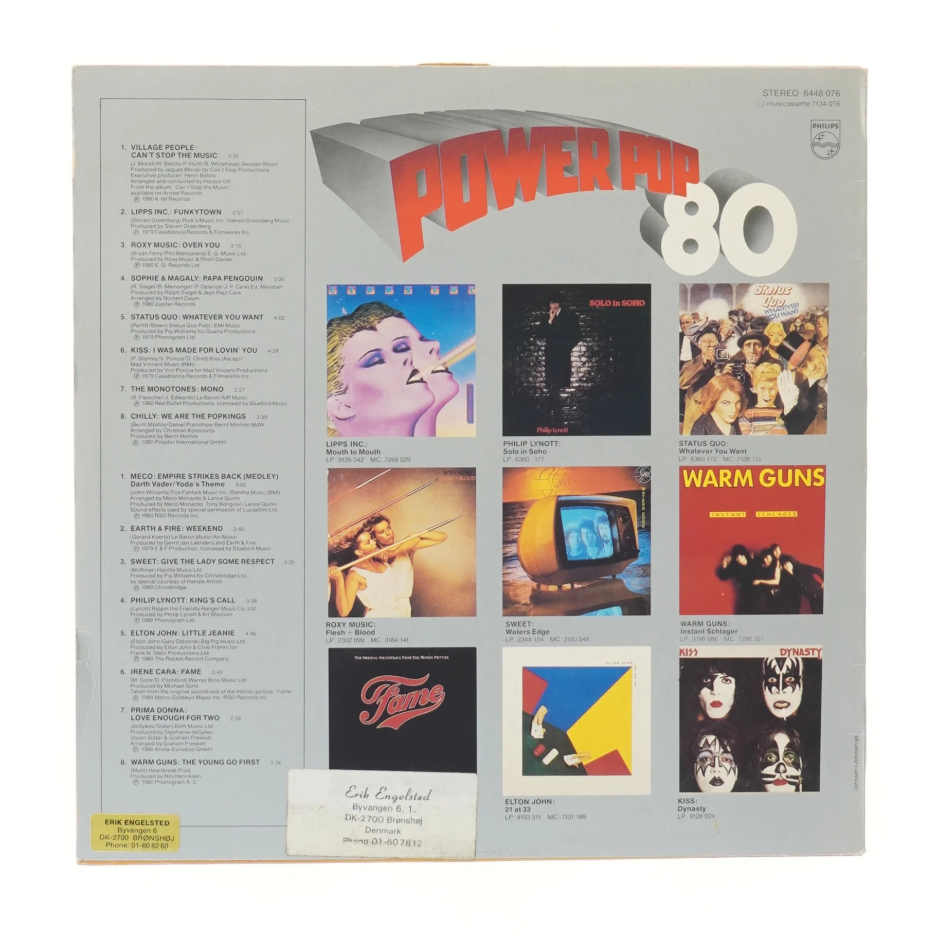 Power Pop vinyl LP