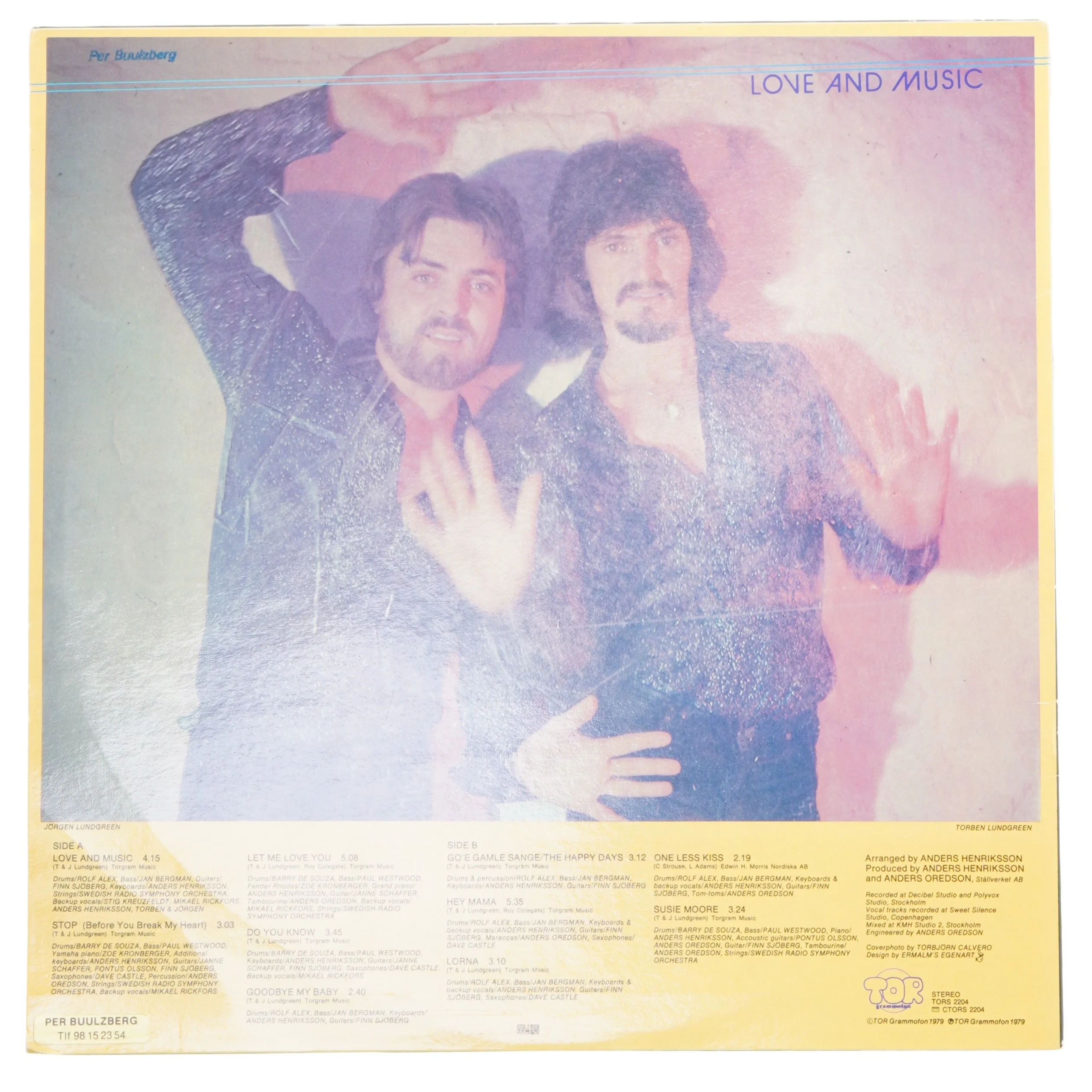 Lollipops 'Love and Music' LP vinyl