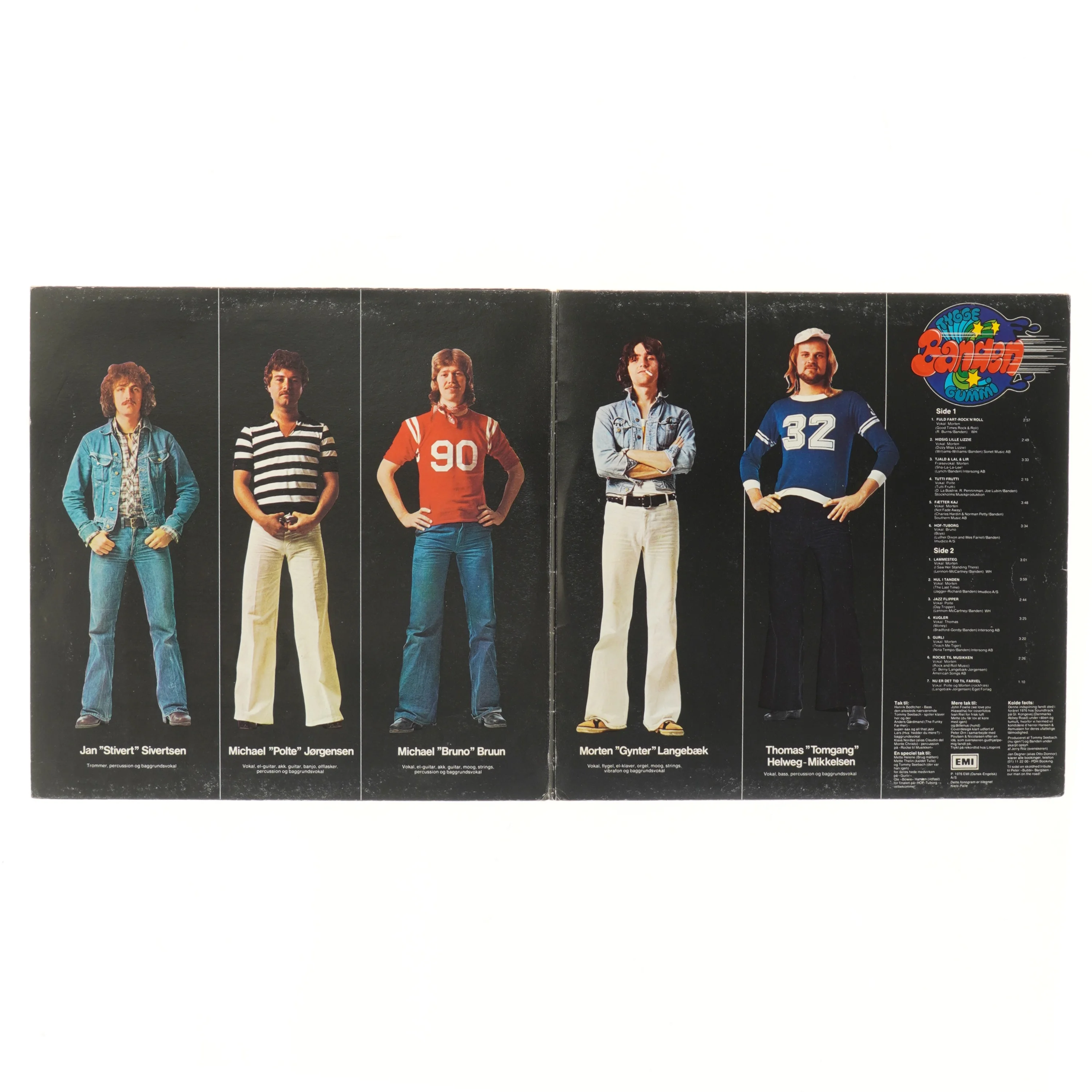 Tyggegummibanden - Fuld Fart Rock'n'Roll LP fra EMI