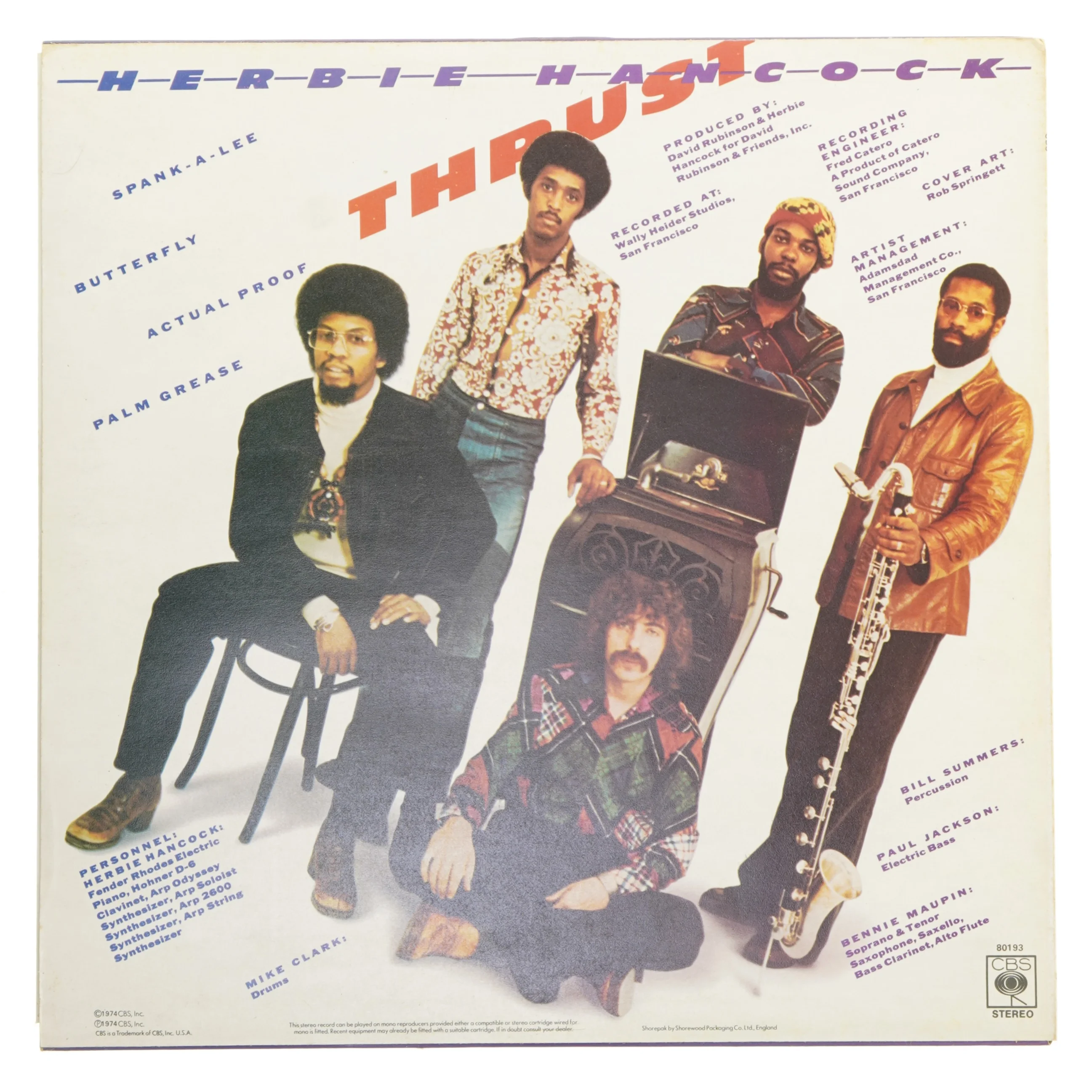 Herbie Hancock LP - Thrust fra Herbie Hancock