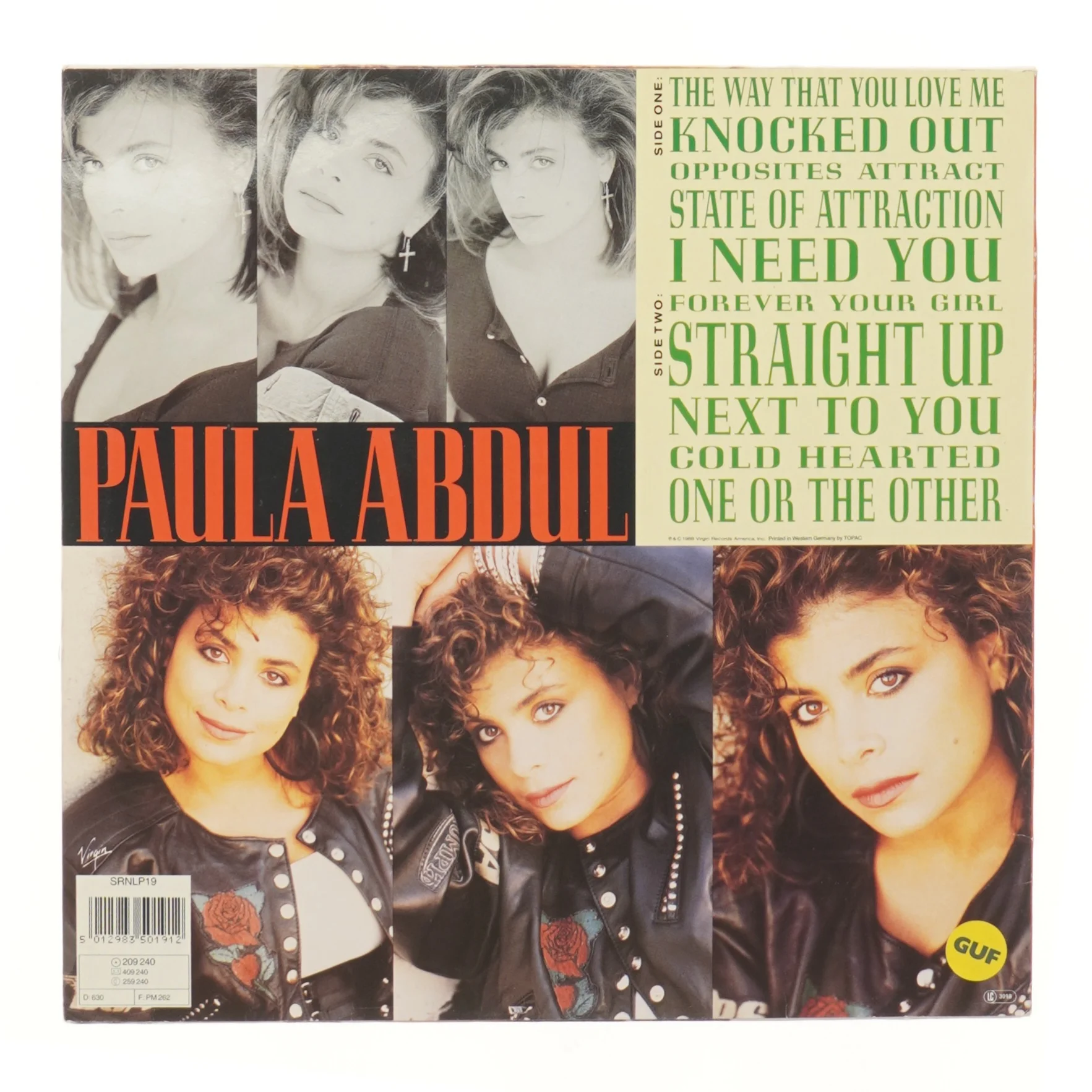 Paula Abdul LP-plade