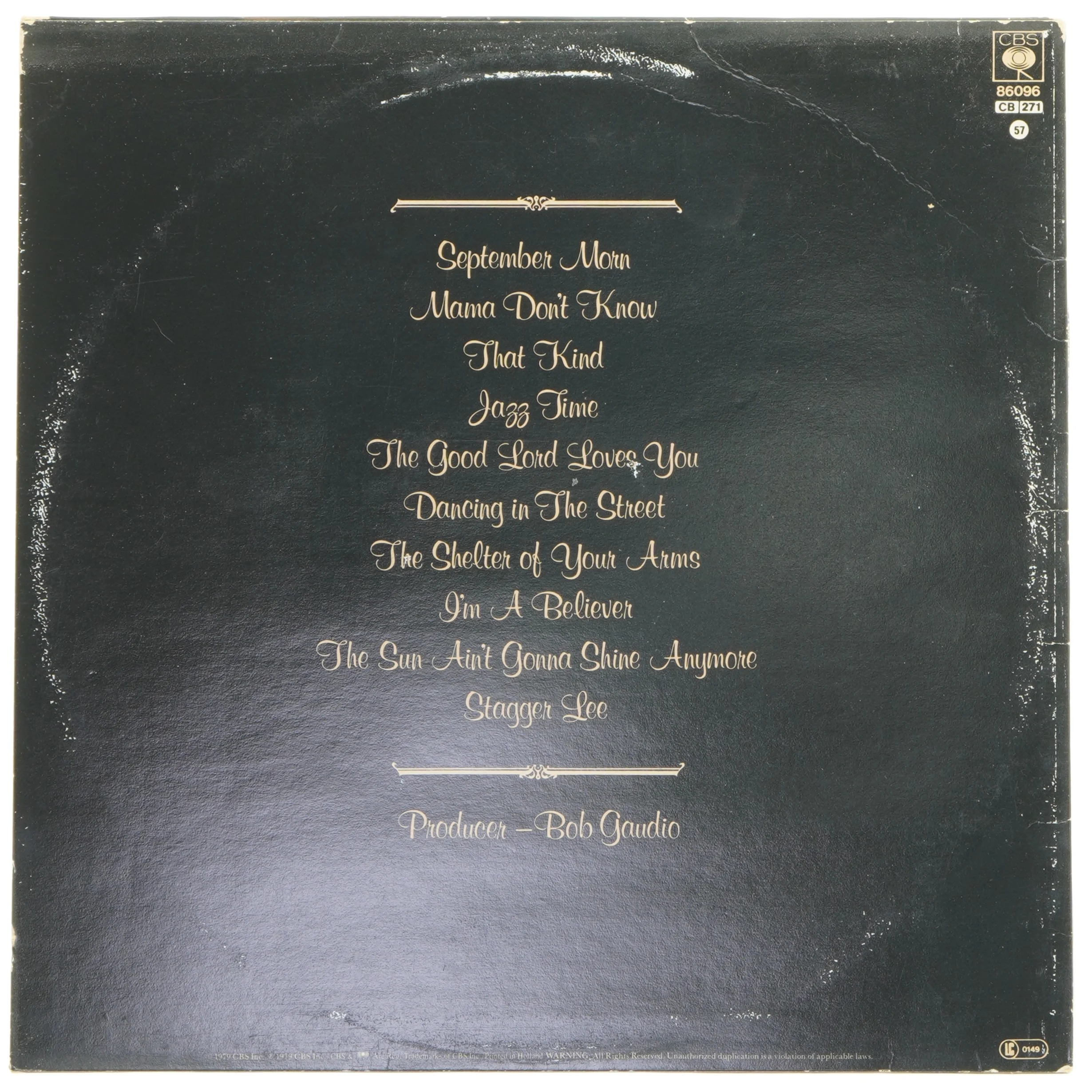 Neil Diamond September Morn LP fra Neil Diamond