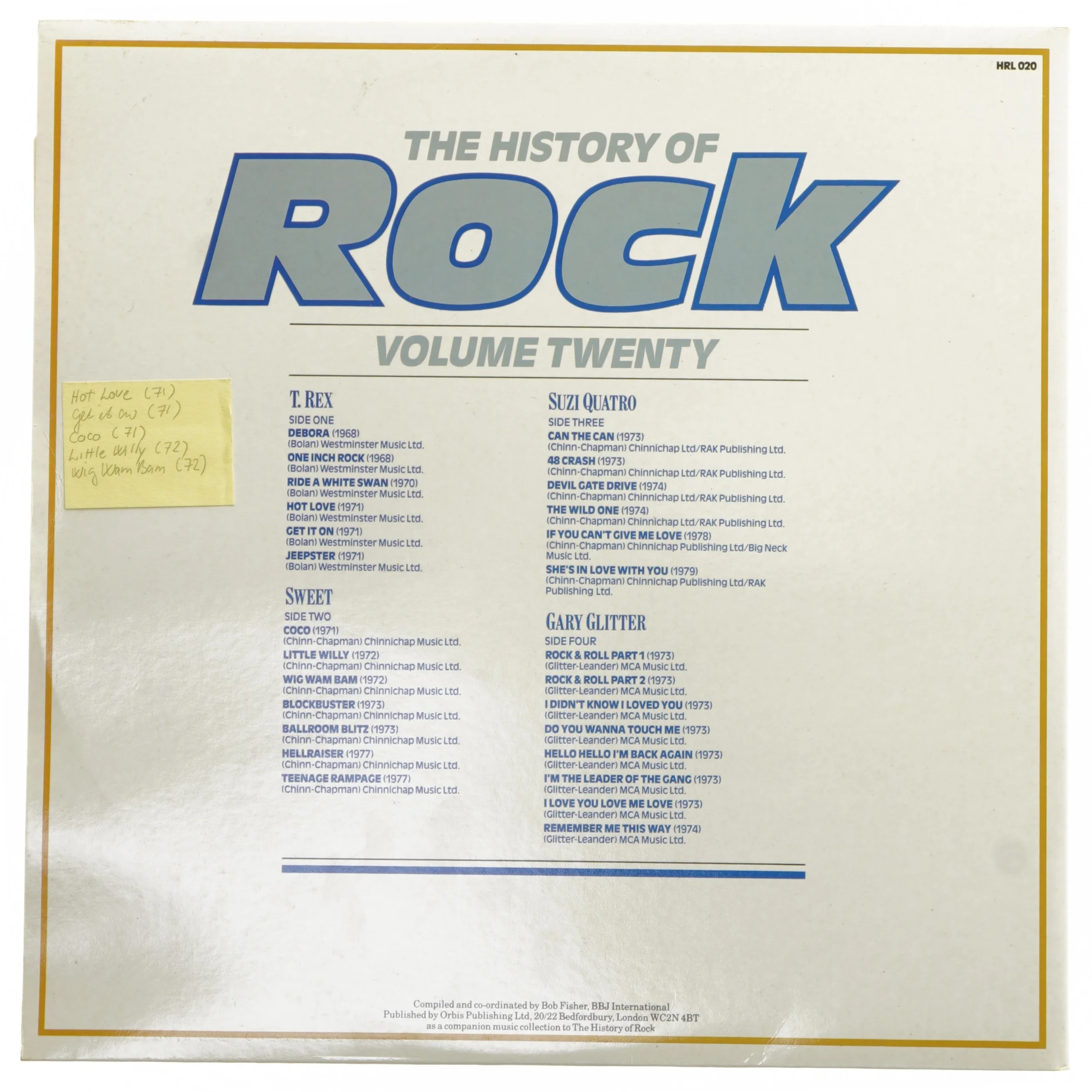 LP: The History of Rock Volume Twenty