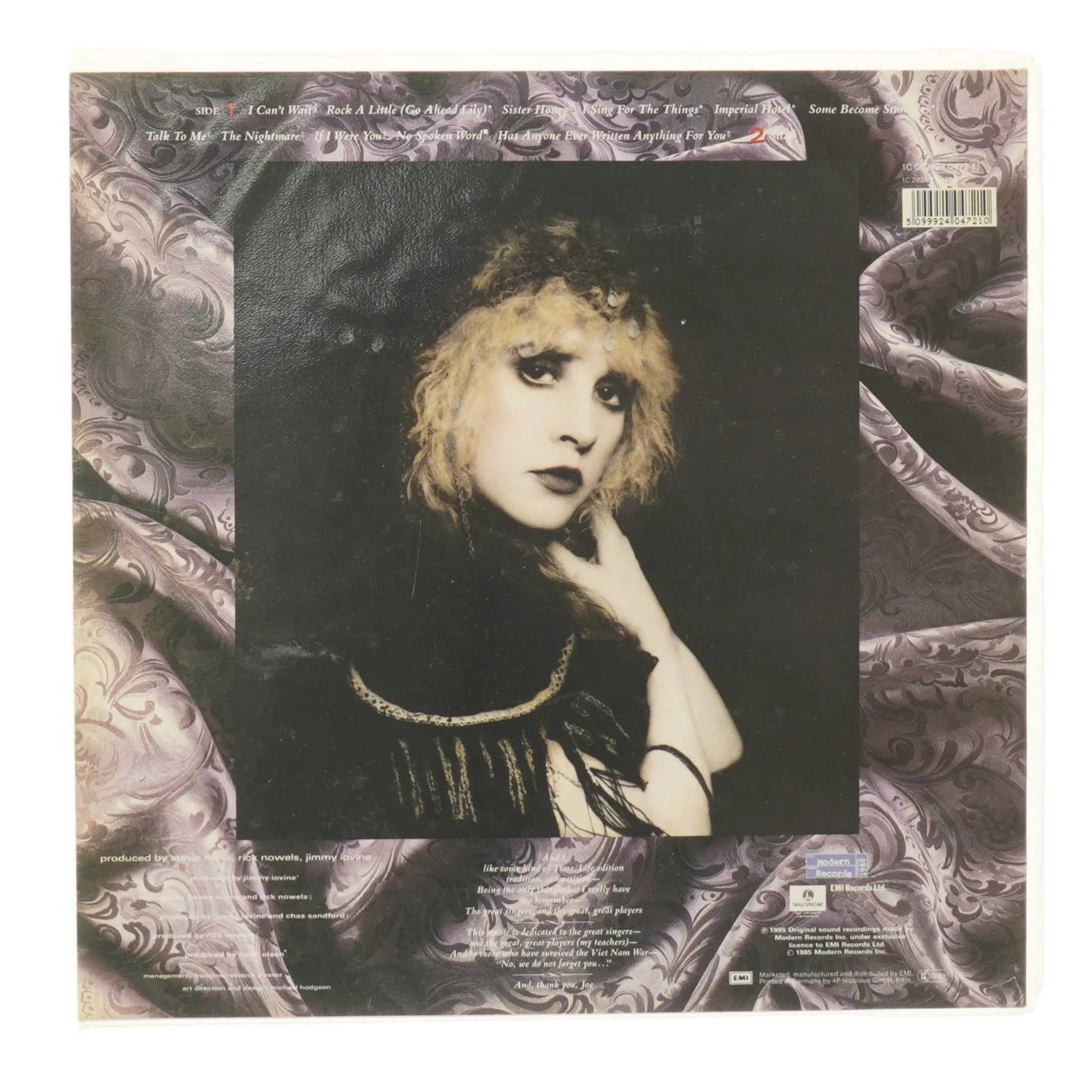 Stevie Nicks - Rock a Little vinyl album fra WEA Records