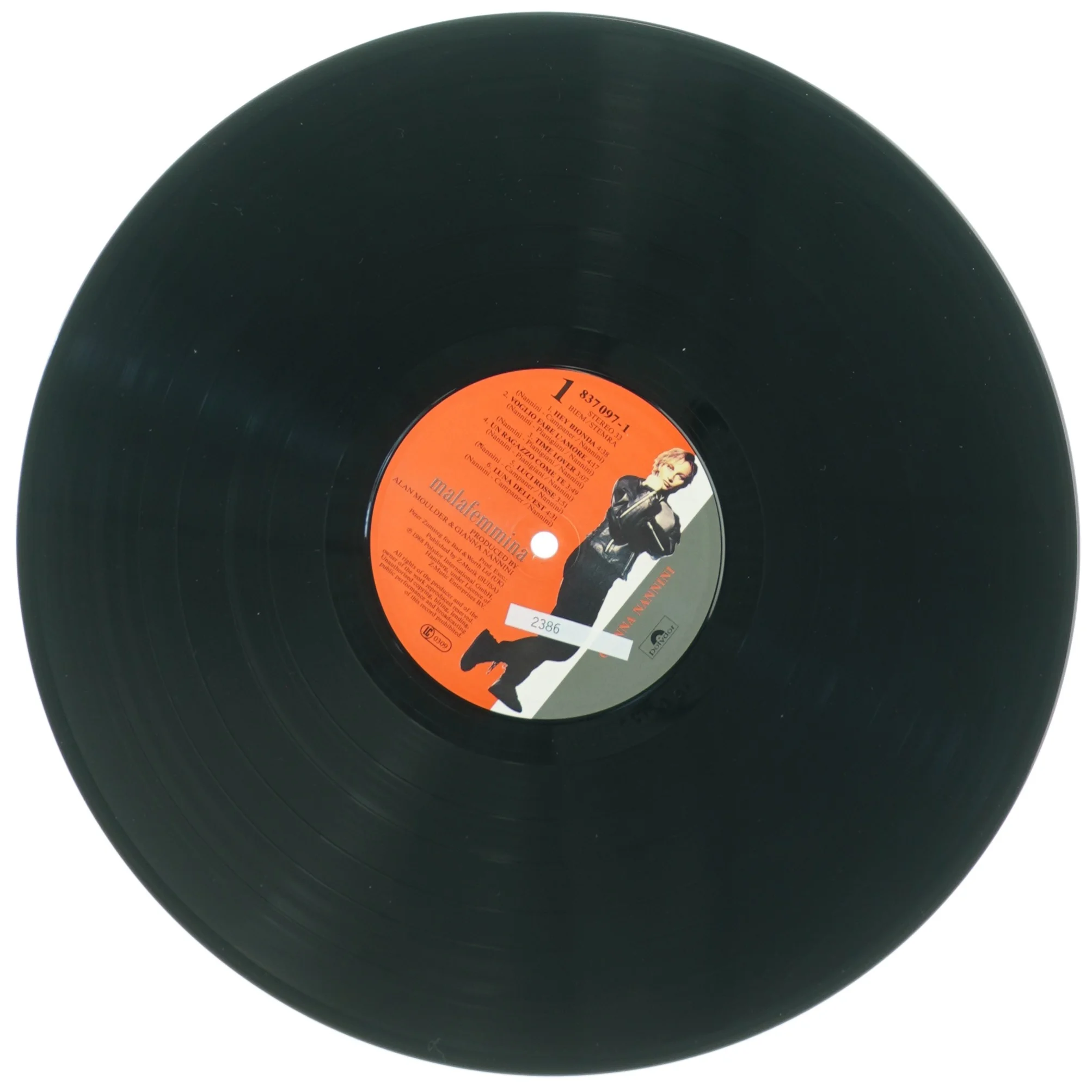 Gianna Nannini, malafemmina (str. 31 x 31 cm)