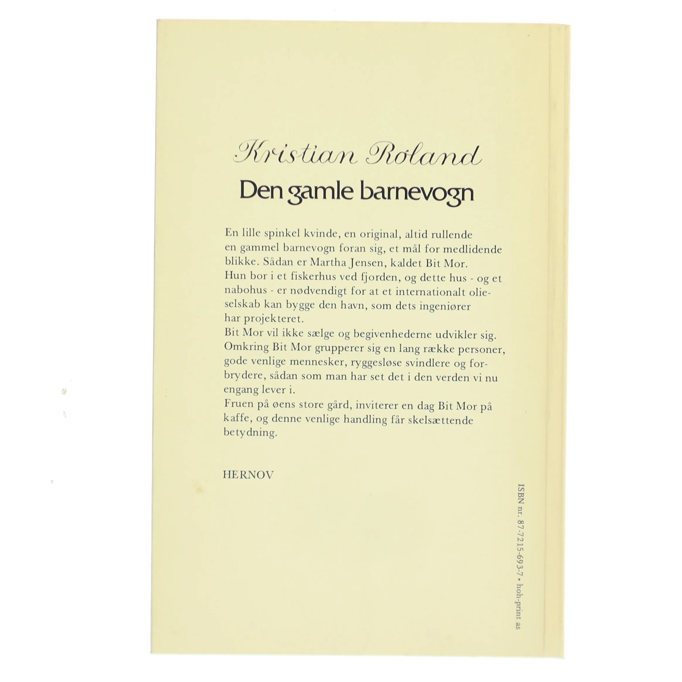 Den gamle barnevogn af Kristian Roland (Bog)