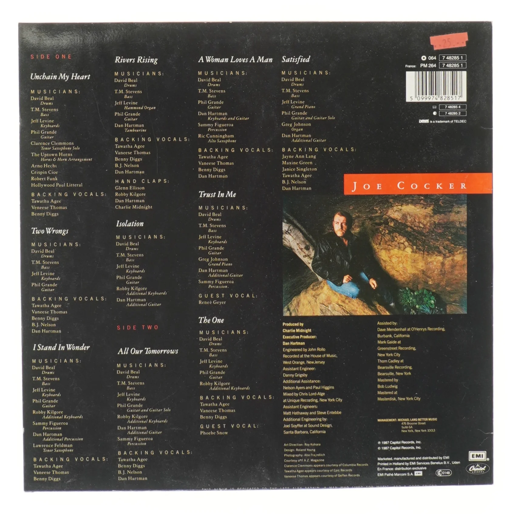 Joe Cocker Unchain My Heart LP