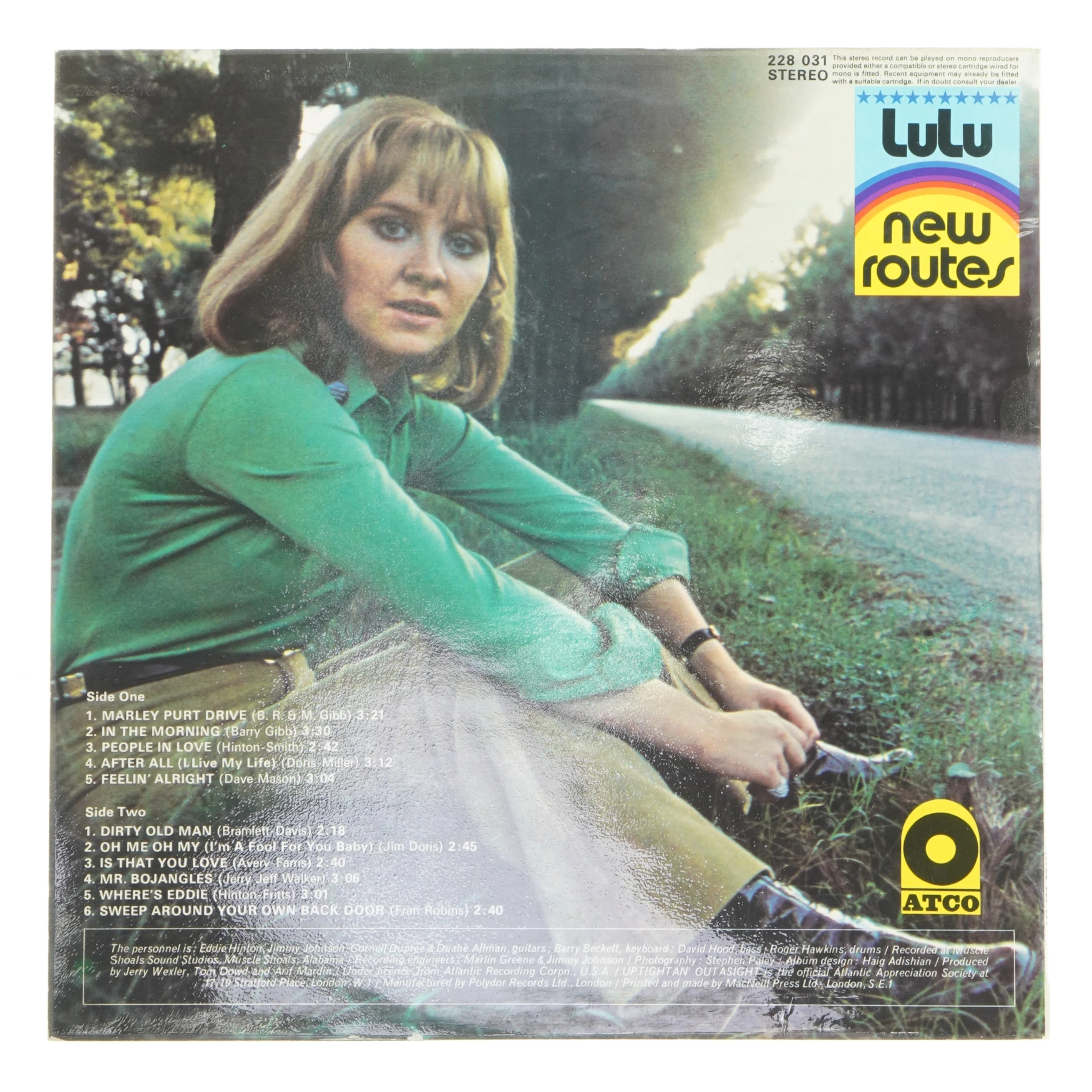 Lulu - New Routes vinyl album fra ATCO