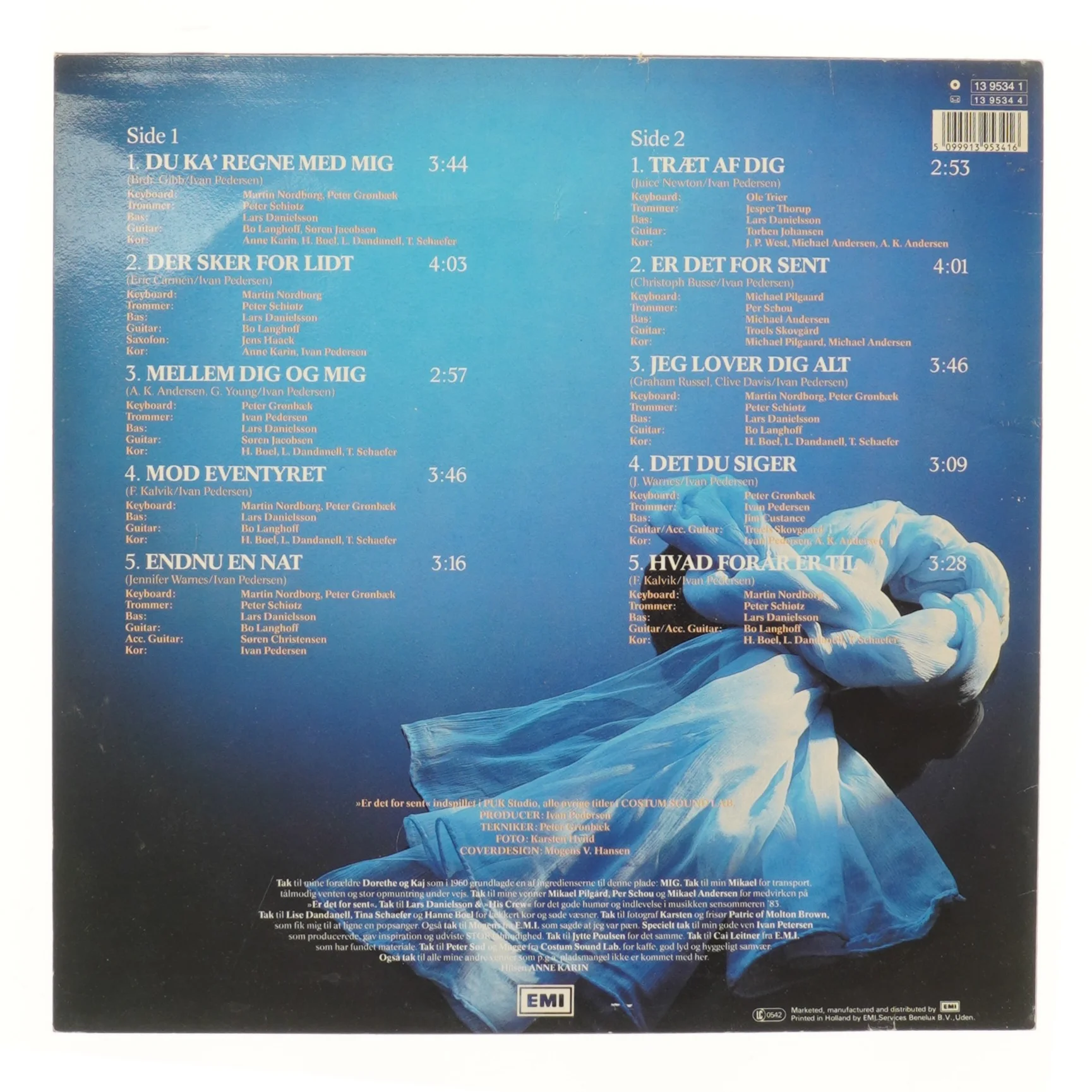 LP Anne Karin - Du ka regne med mig fra EMI