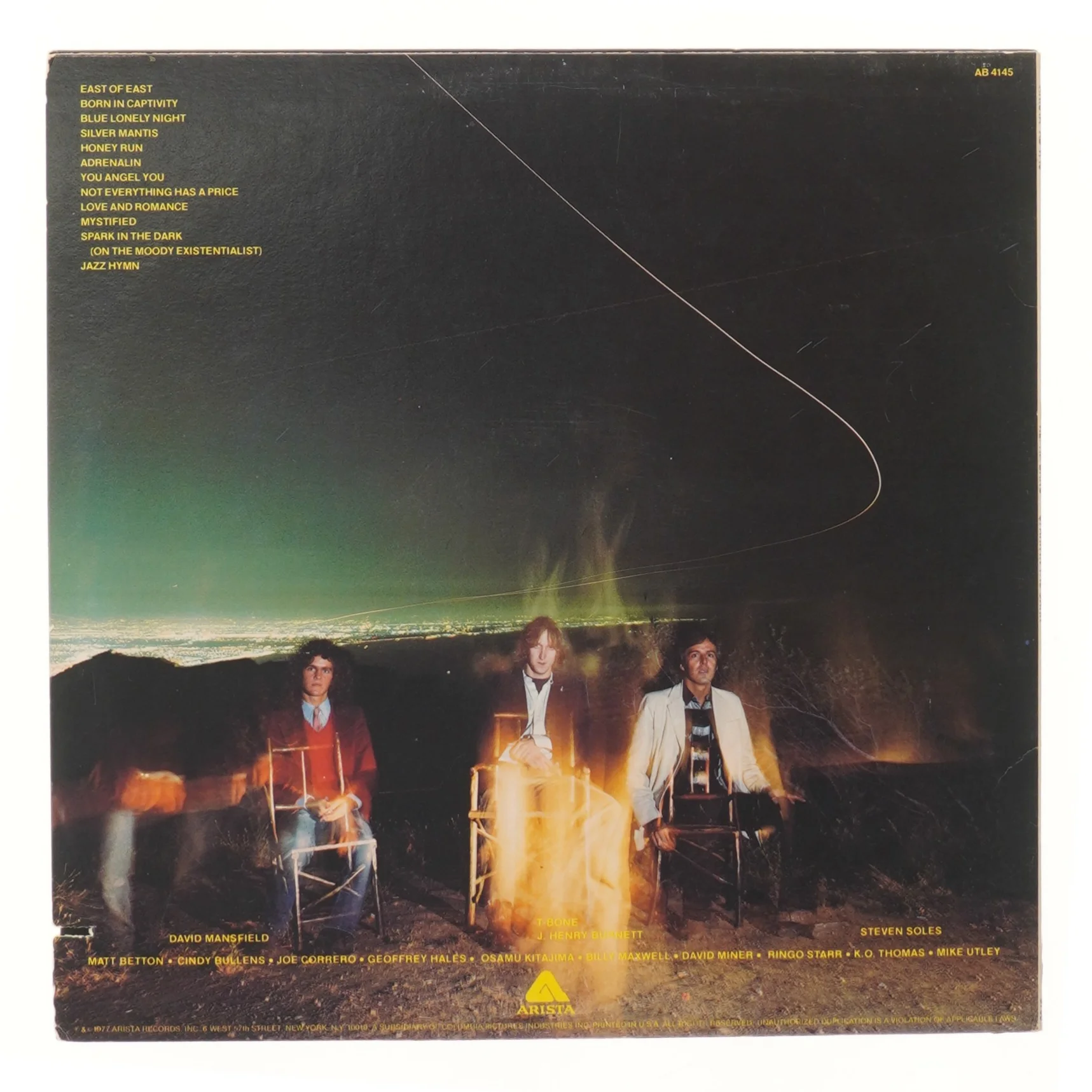 The Alpha Band - Spark in the Dark plade