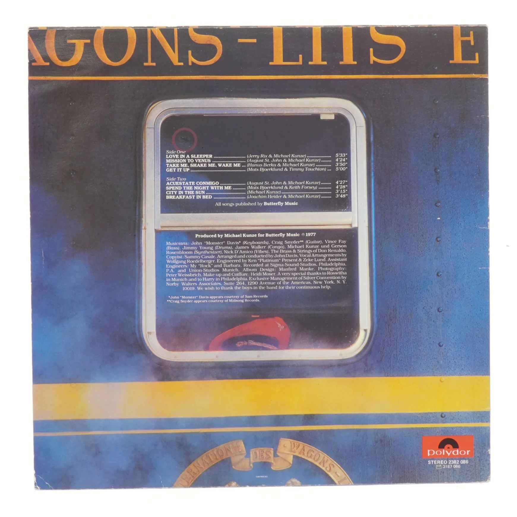 Silver Convention - Love in a Sleeper LP fra Polydor