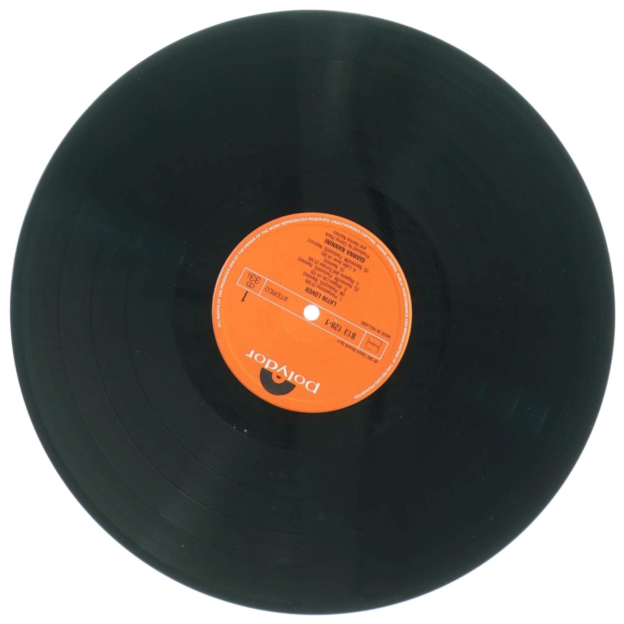 Gianna Nannini Vinyl LP (str. 31 x 31 cm)