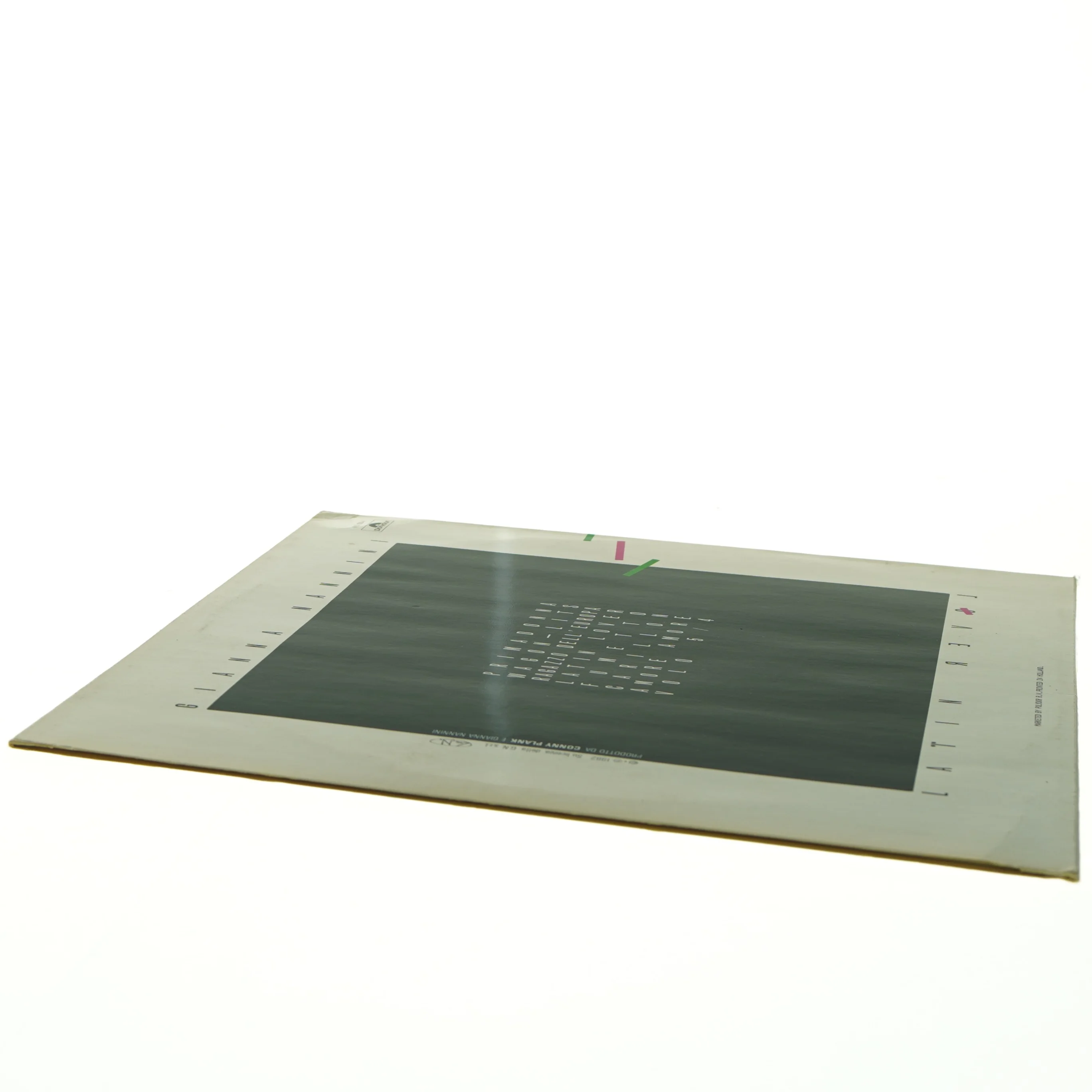 Gianna Nannini Vinyl LP (str. 31 x 31 cm)