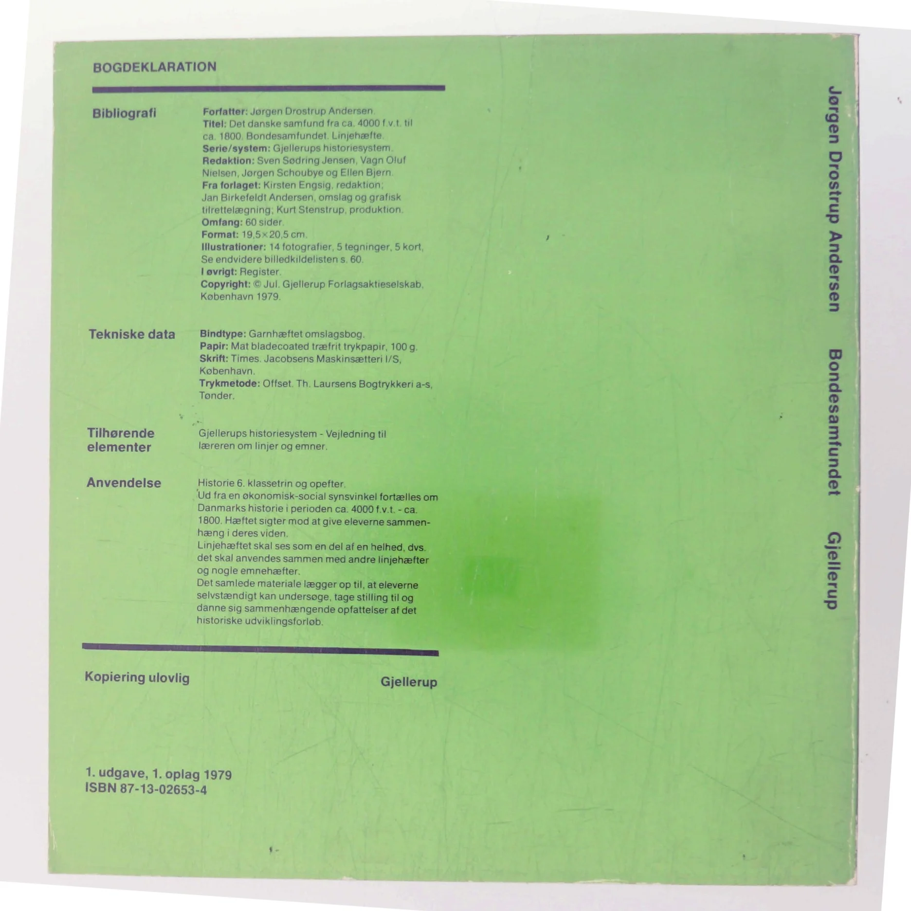 Bondesamfundet af Jørgen Drostrup Andersen (Bog)