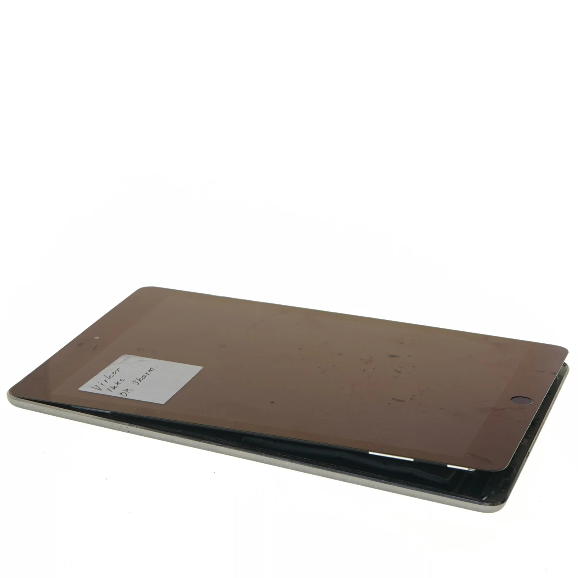 iPad skærm OK, men elektronikken kan ikke reparares (str. 24x17 cm)