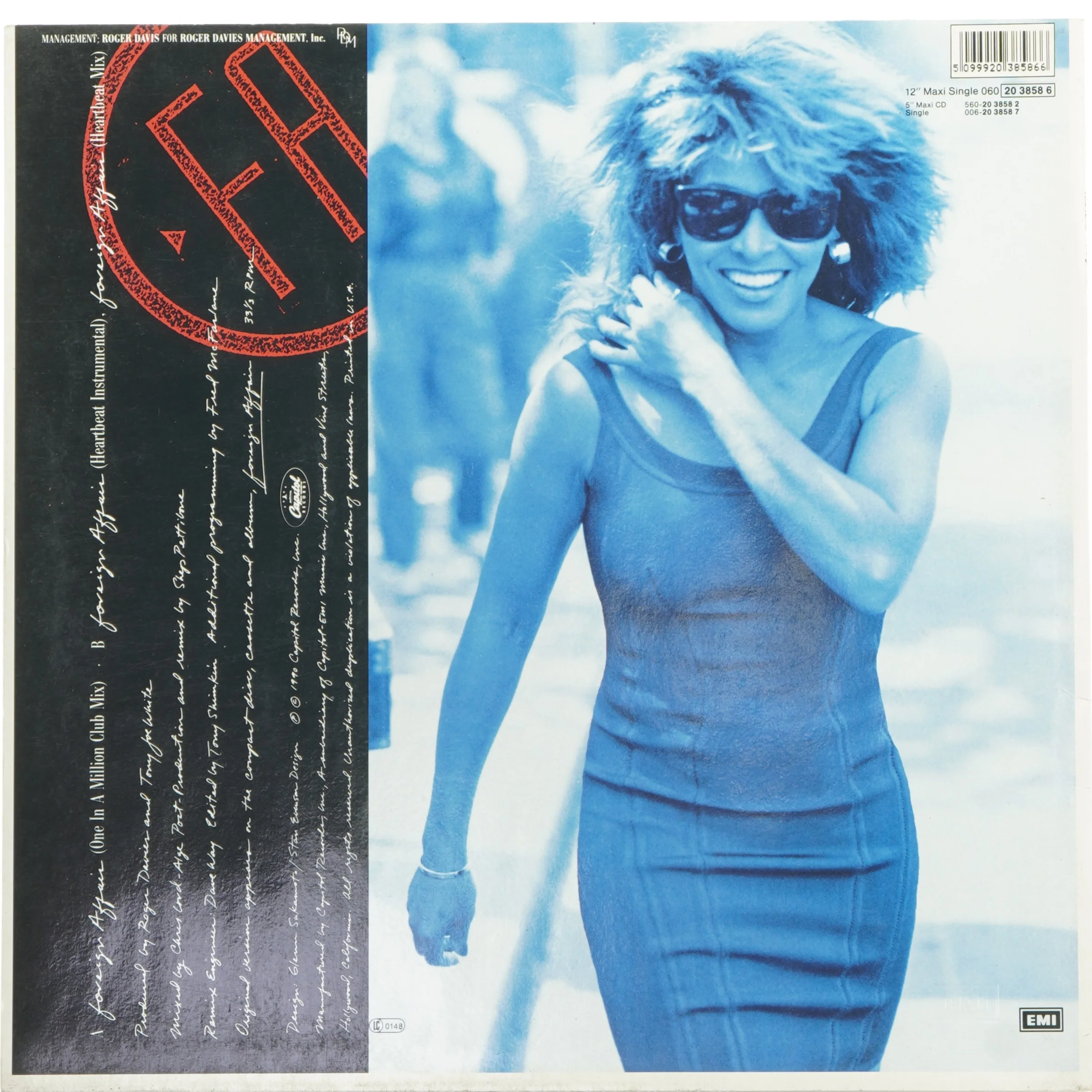 Tina Turner LP - Foreign Affair fra Tina Turner