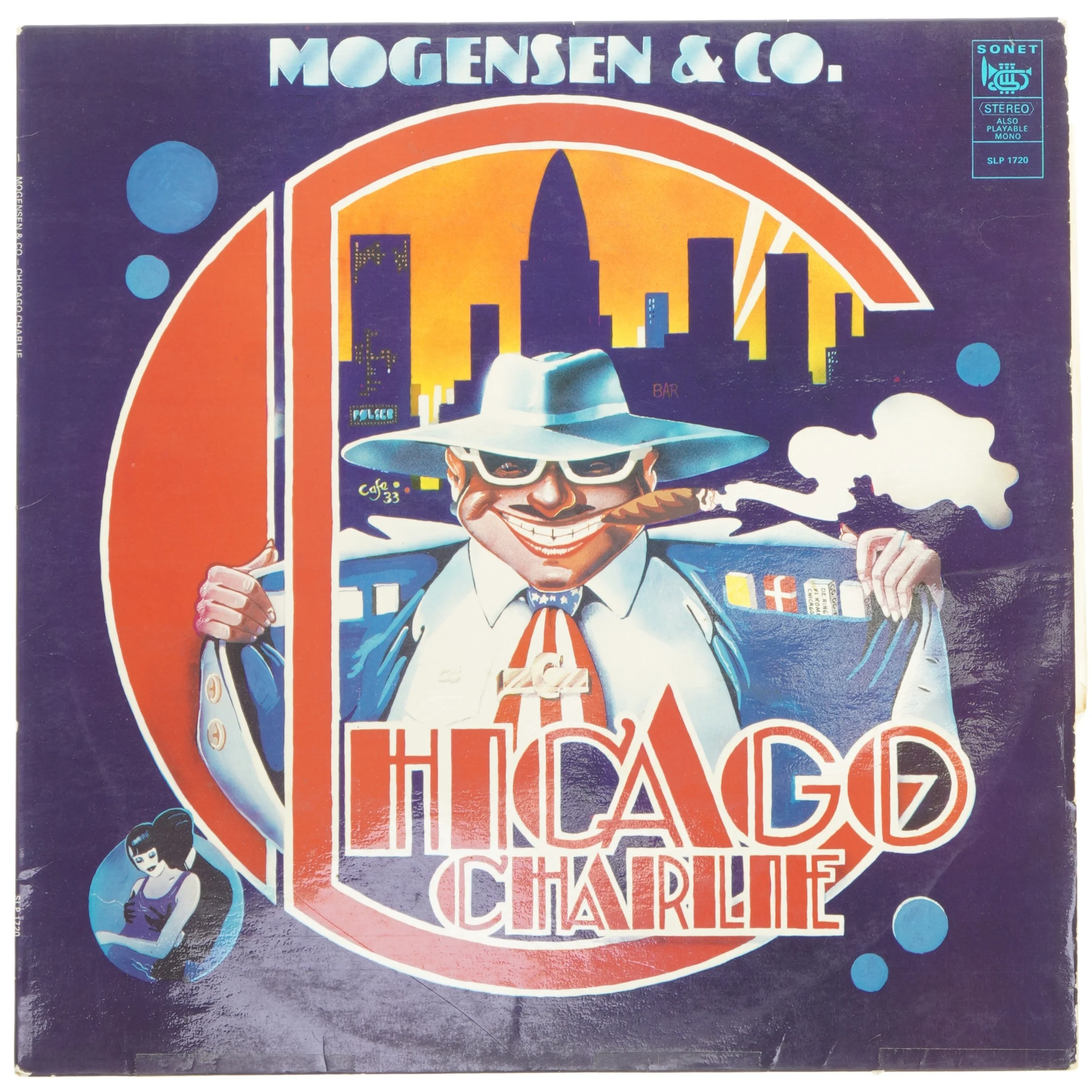 Mogensen & Co. - Chicago Charlie LP fra Sonet Records