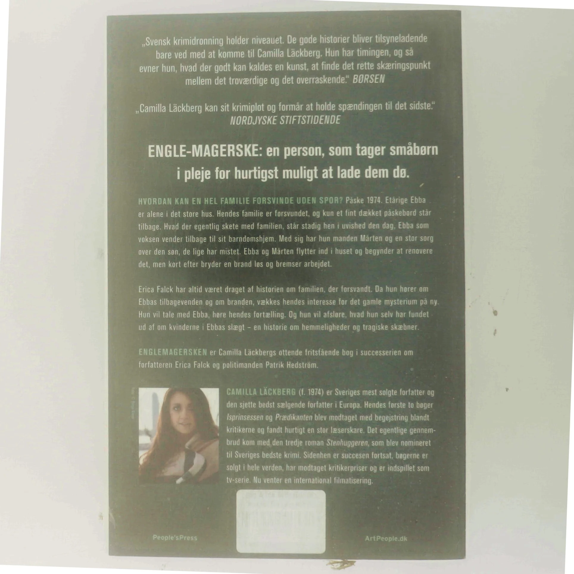 Englemagersken af Camilla Läckberg (Bog)
