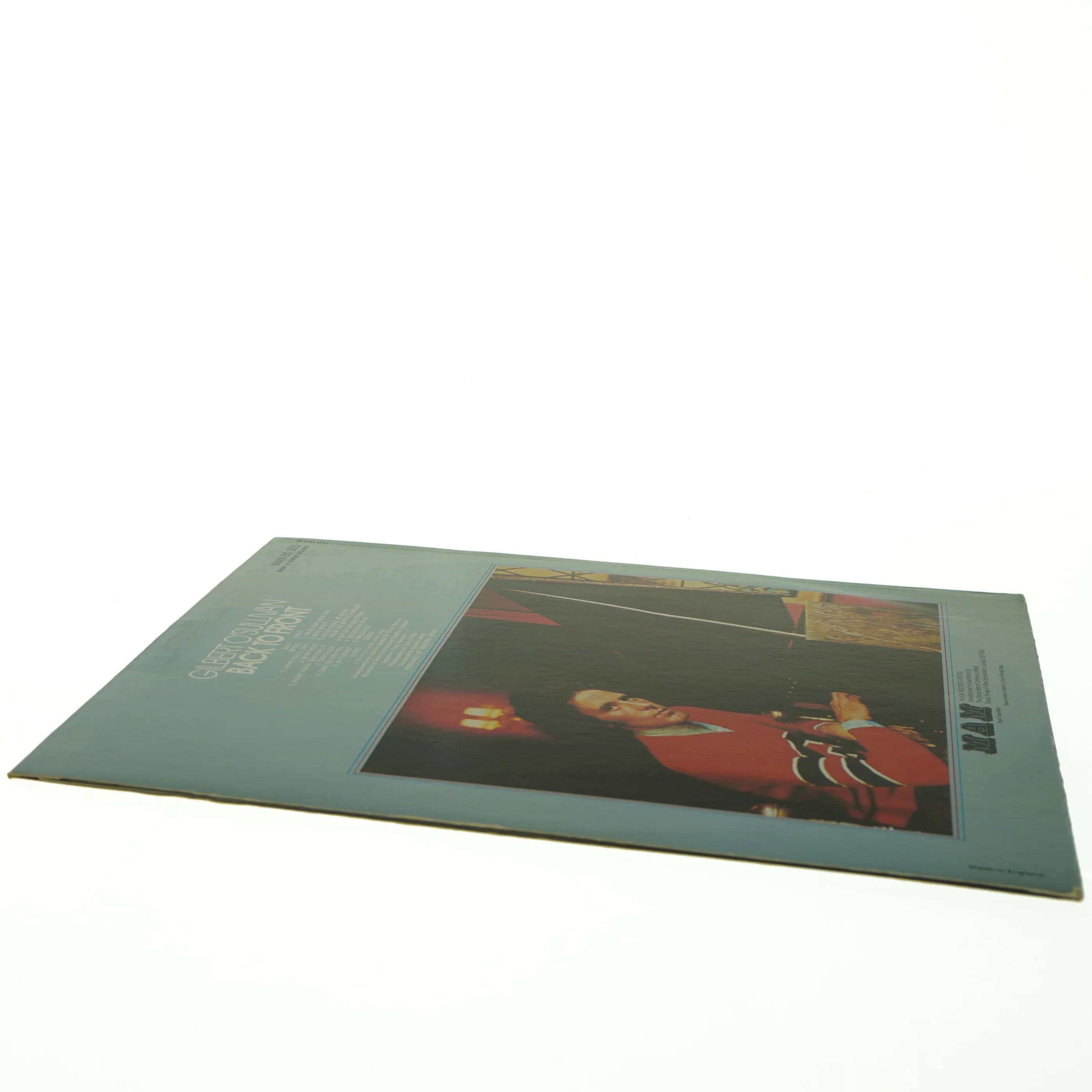 Gilbert O'Sullivan - Back to Front Vinyl LP fra MAM Records (str. 31 x 31 cm)