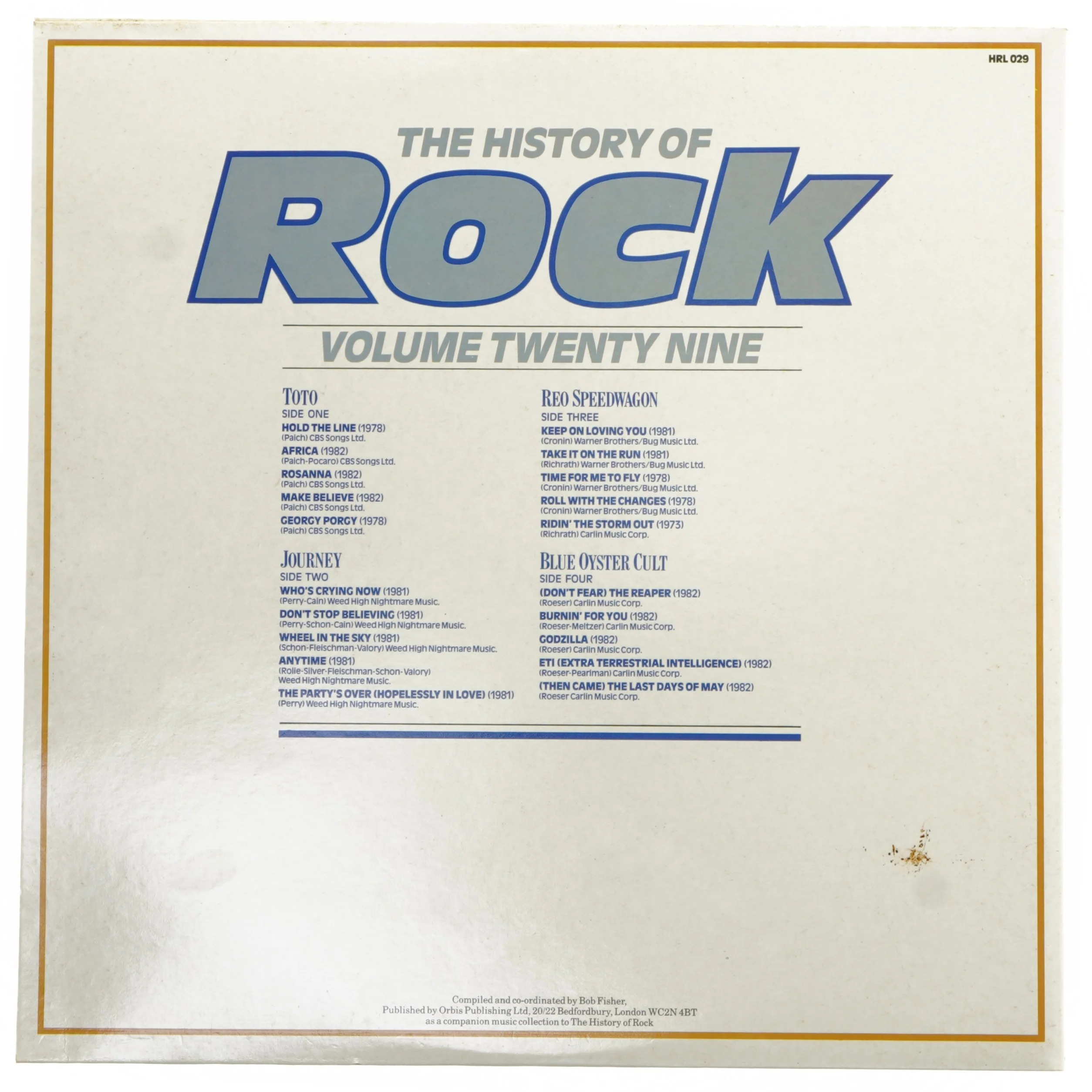 The History of Rock Volumen 29 LP