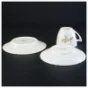 Porcelæn kaffesæt med underkop og desserttallerken fra Bing Og Grøndal (str. Diameter 15 cm top 6 x 7 cm)