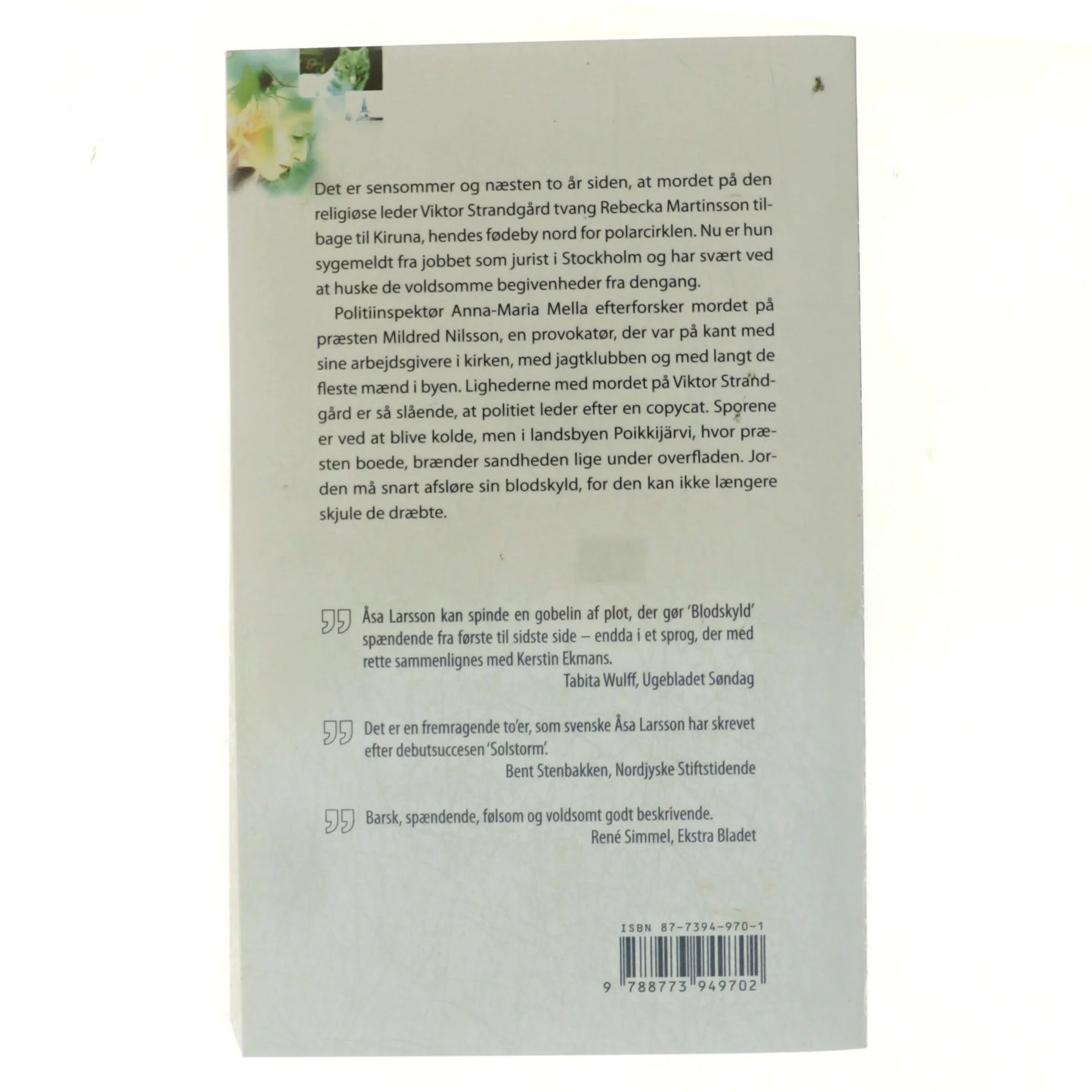 Blodskyld af Åsa Larsson (Bog)