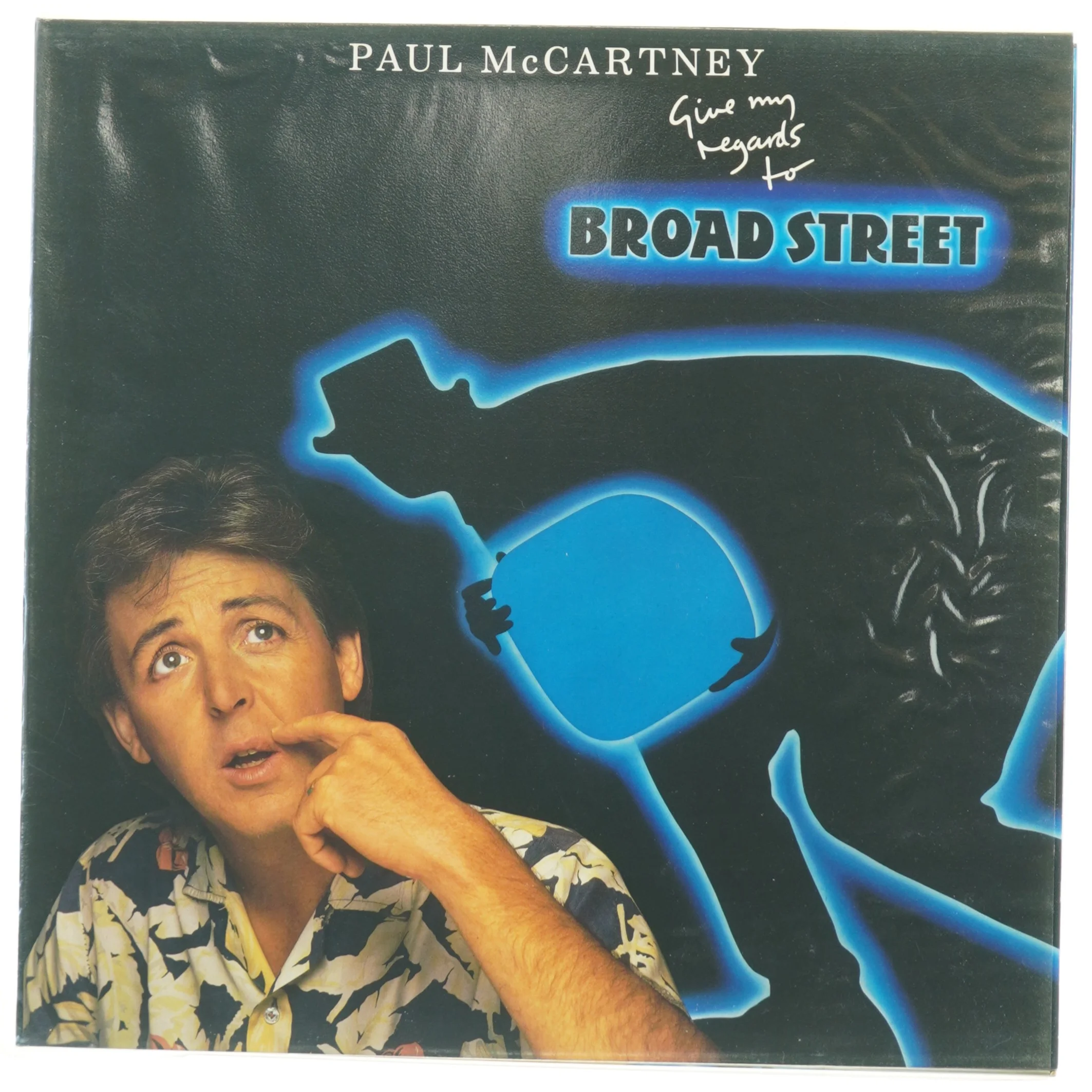 Paul McCartney 'Give My Regards to Broad Street' Vinylplade (str. 31 x 31 cm)