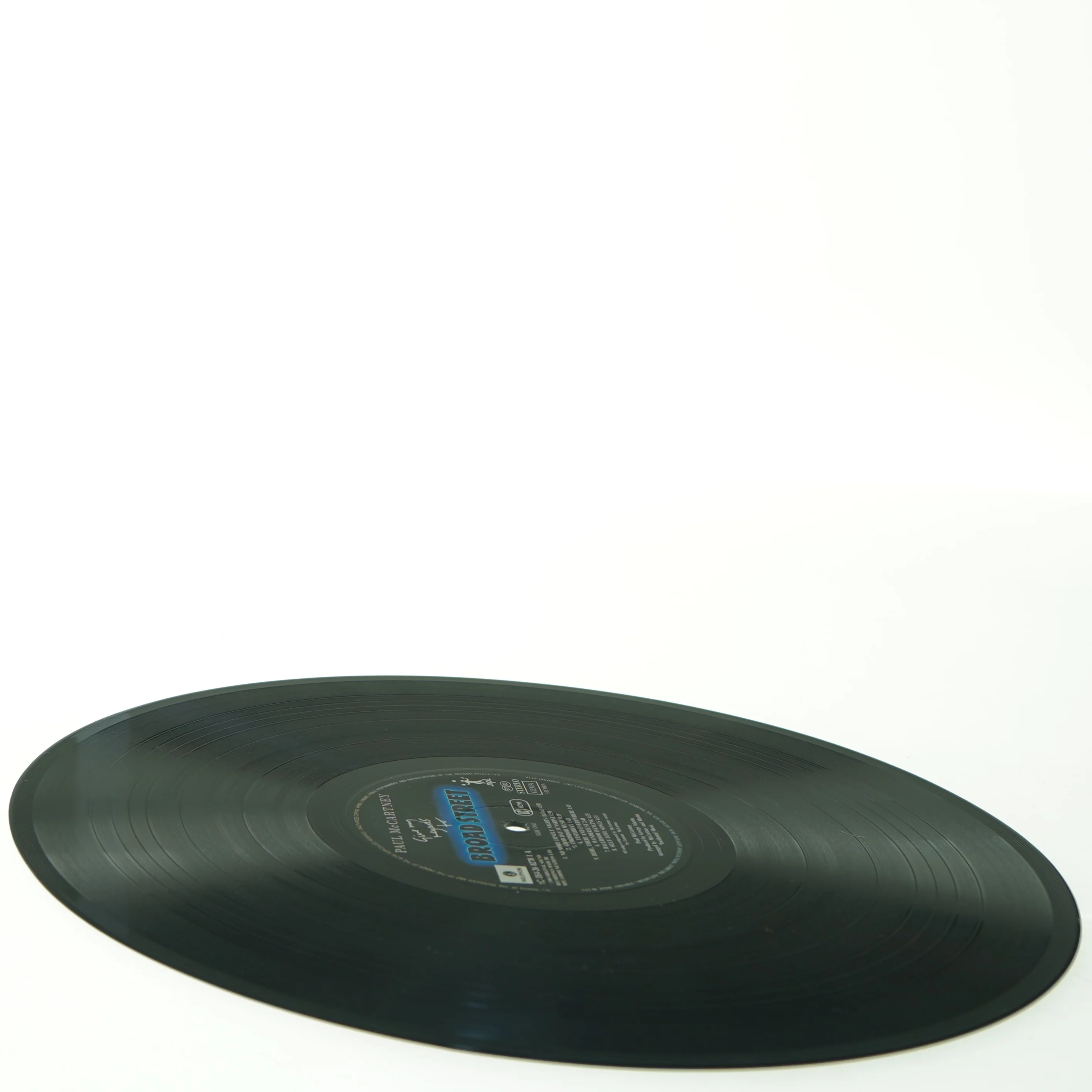 Paul McCartney 'Give My Regards to Broad Street' Vinylplade (str. 31 x 31 cm)