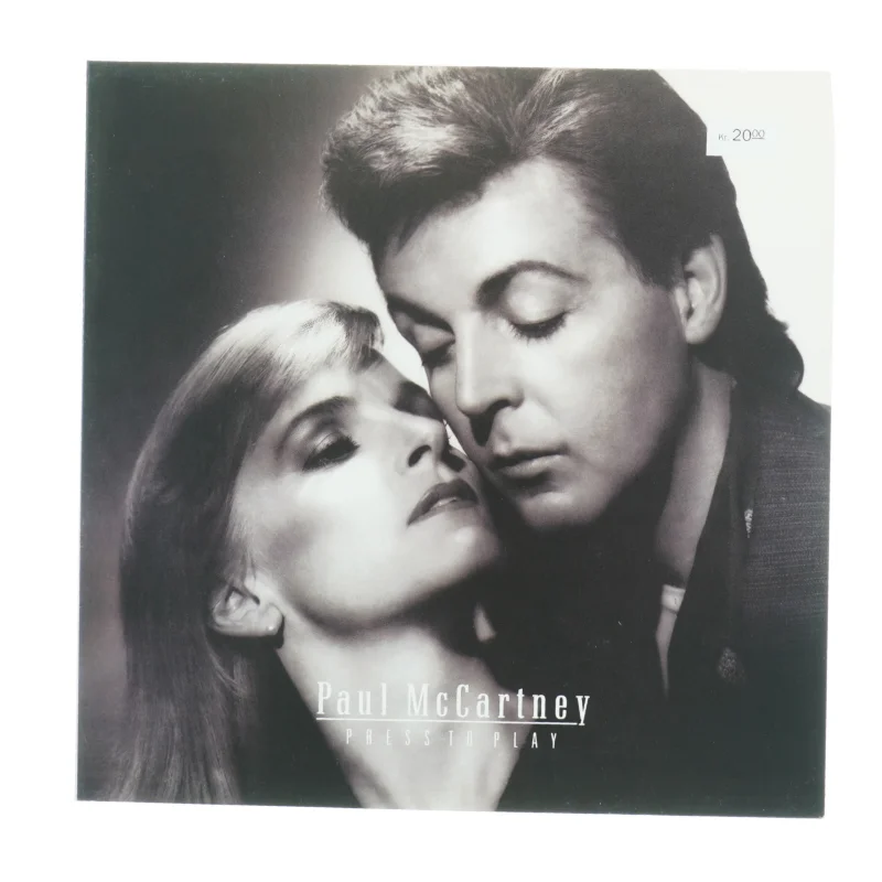 Paul McCartney  'Press to Play' LP fra Parlophone (str. 31 x 31 cm)