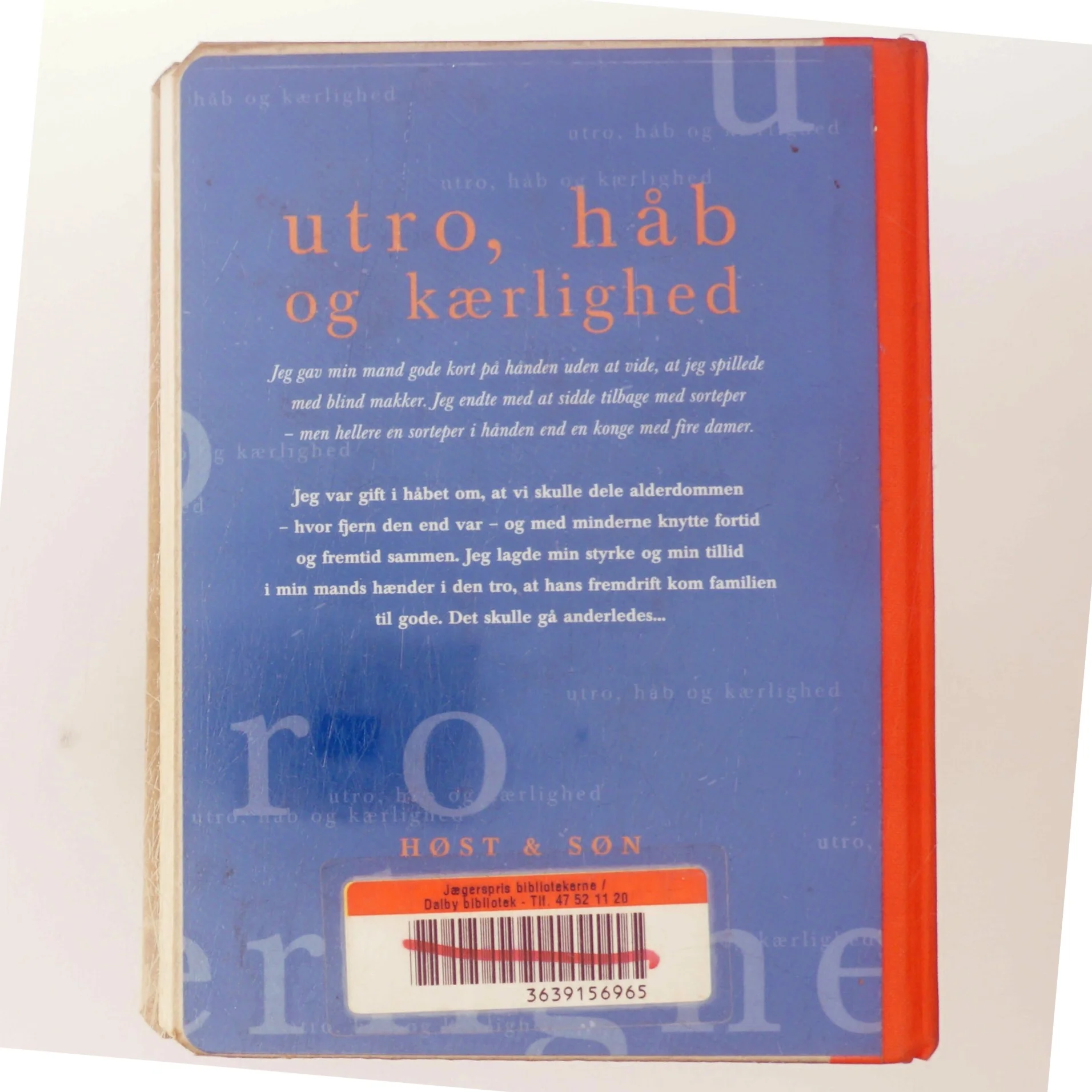 utro, håb og kærlighed af Annette Engell (Bog)