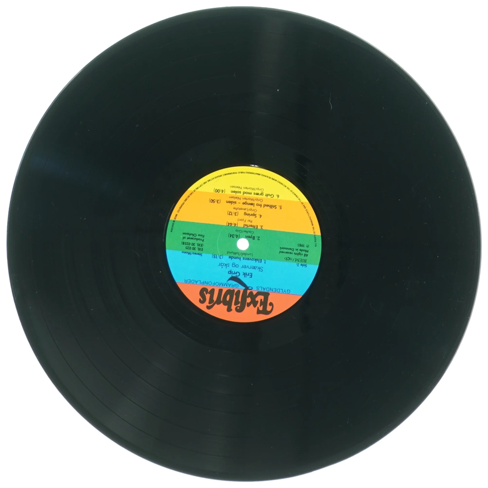 Erik Grip LP fra Exlibris (str. 31 x 31 cm)