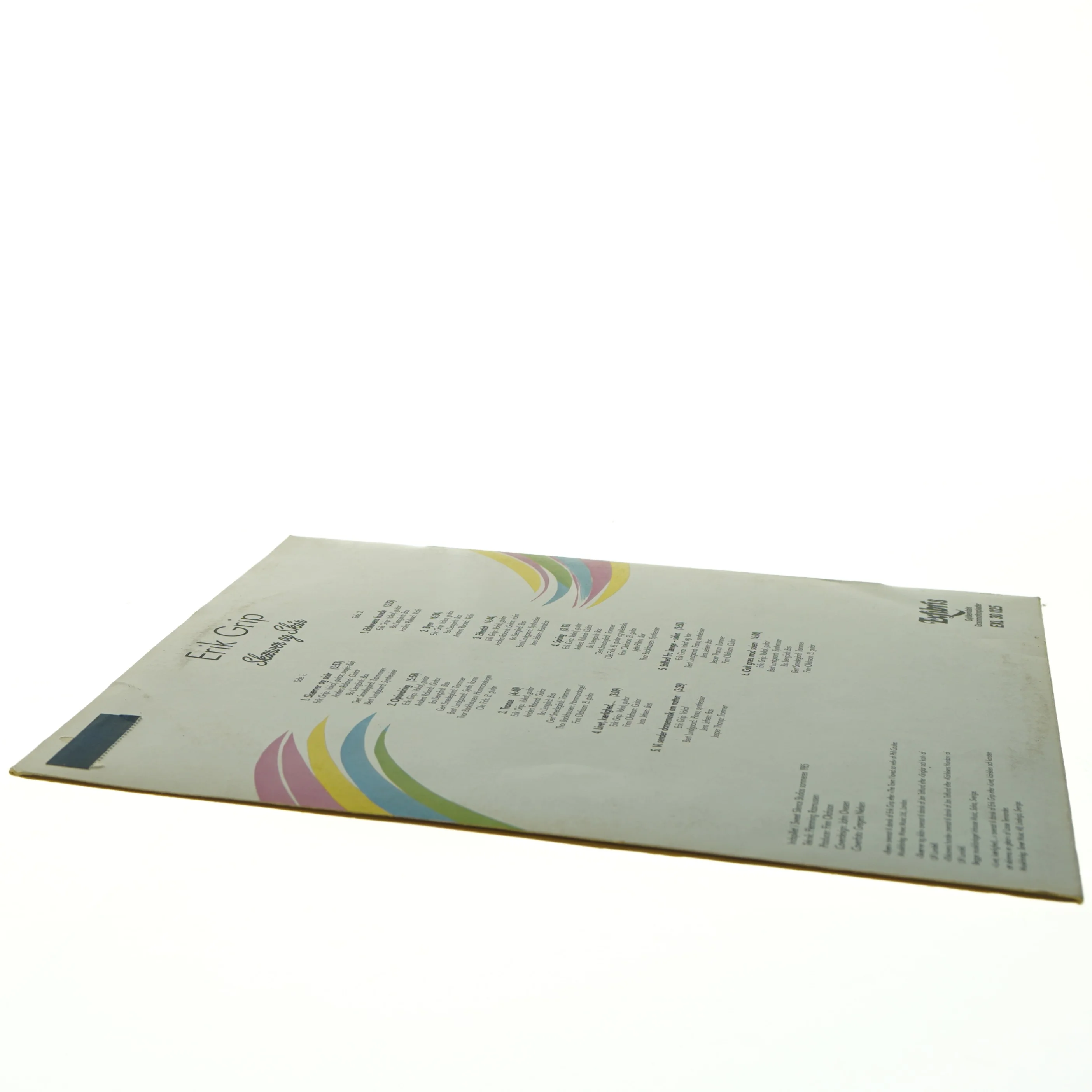 Erik Grip LP fra Exlibris (str. 31 x 31 cm)