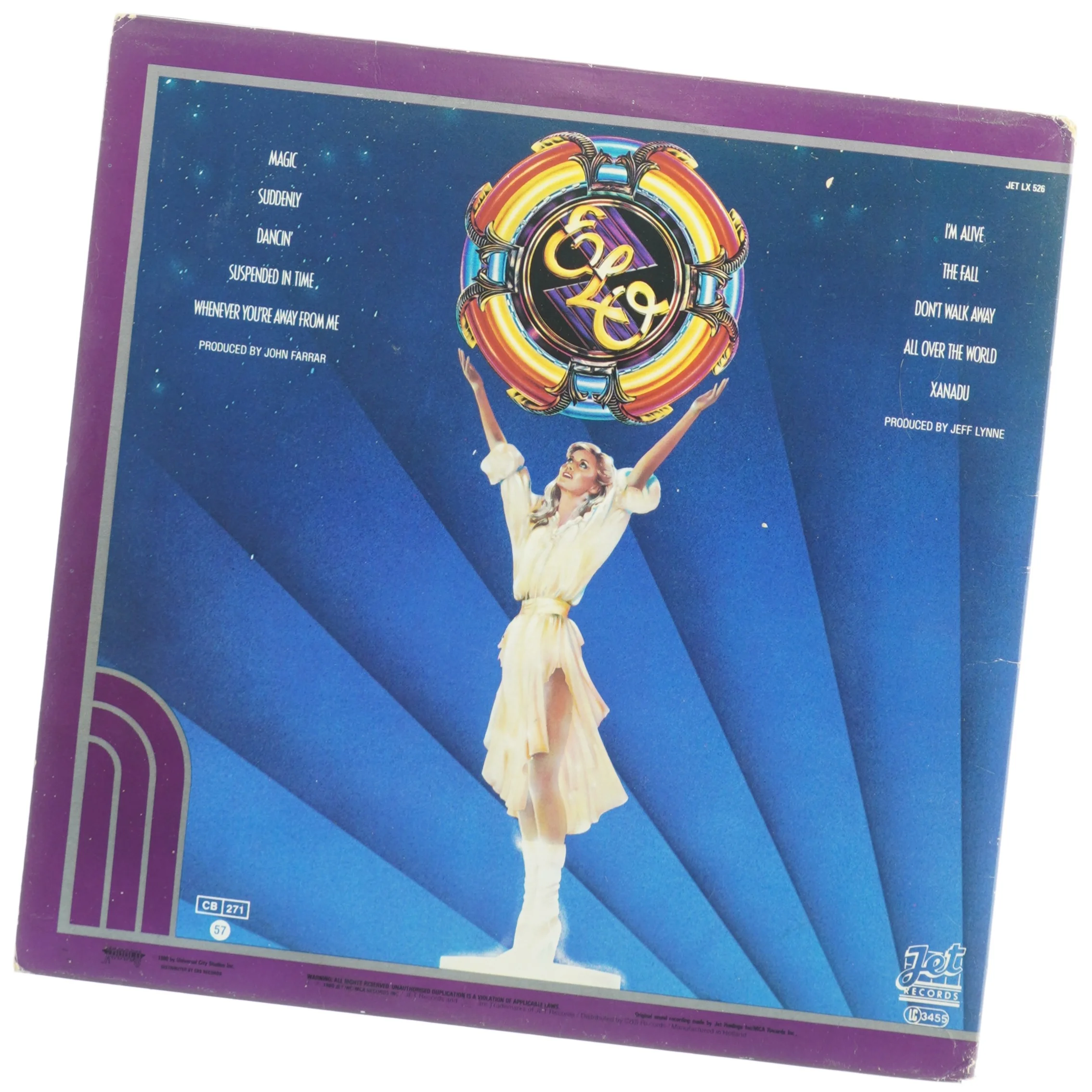 Xanadu Soundtrack Vinyl LP (str. 31 x 31 cm)