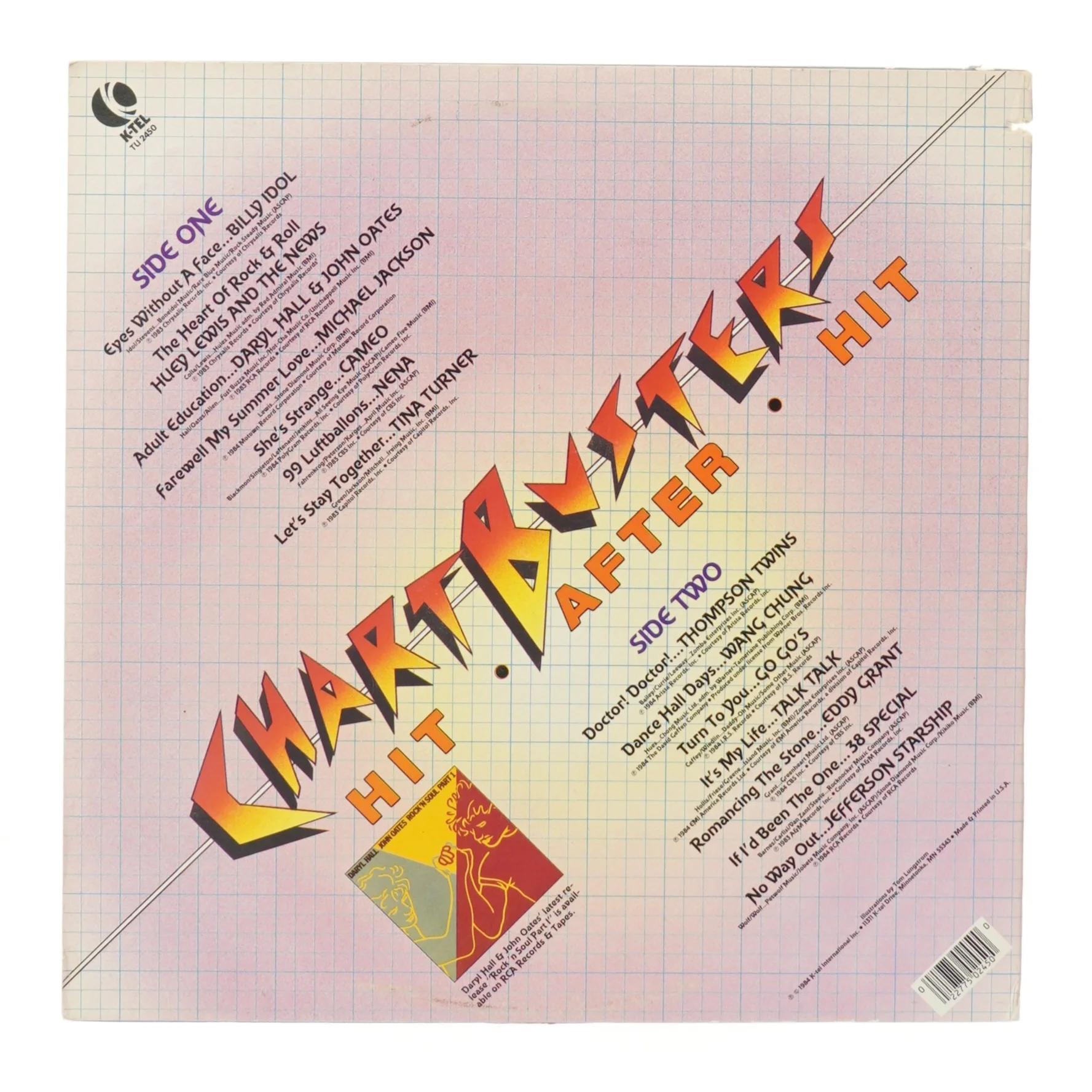 Hit After Hit Chartbusters LP fra K-Tel