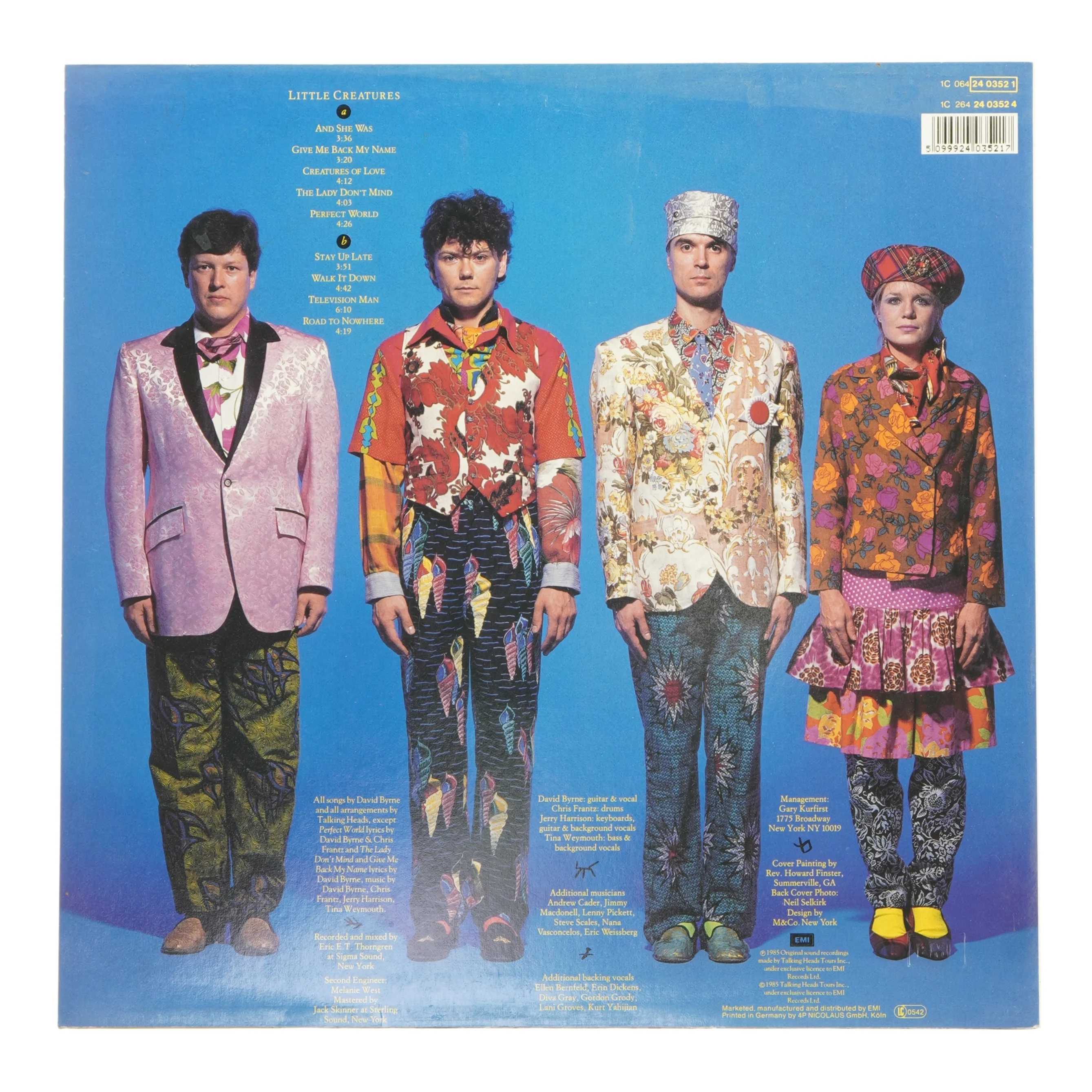 Talking Heads LP - Little Creatures fra Talking Heads