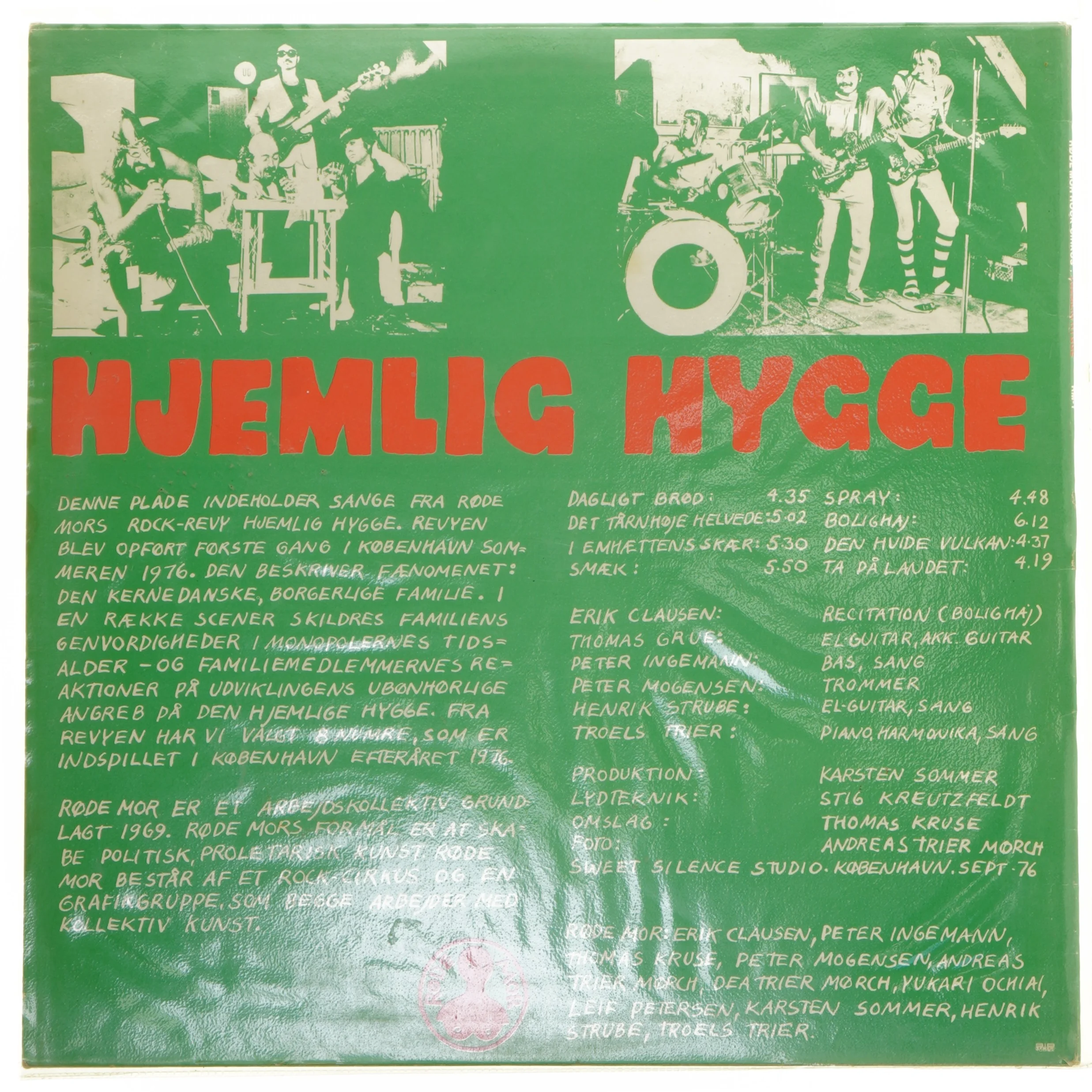 Røde Mor Rock-Cirkus LP - Hjemlig Hygge fra Røde Mor