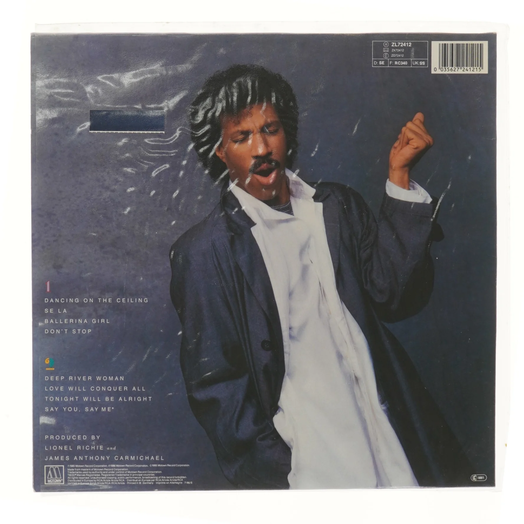 Lionel Richie - Dancing on the Ceiling LP