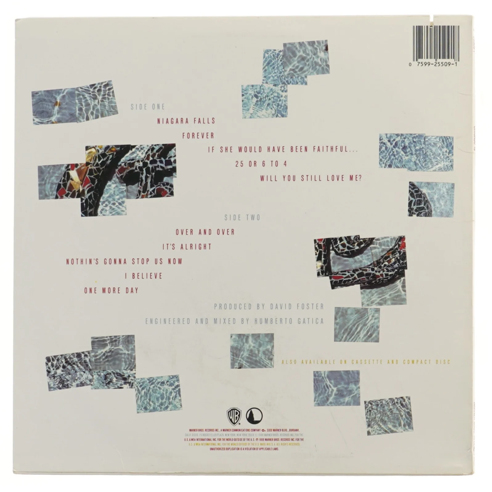 Chicago album-cover fra Chicago (str. 31,5x31 cm)