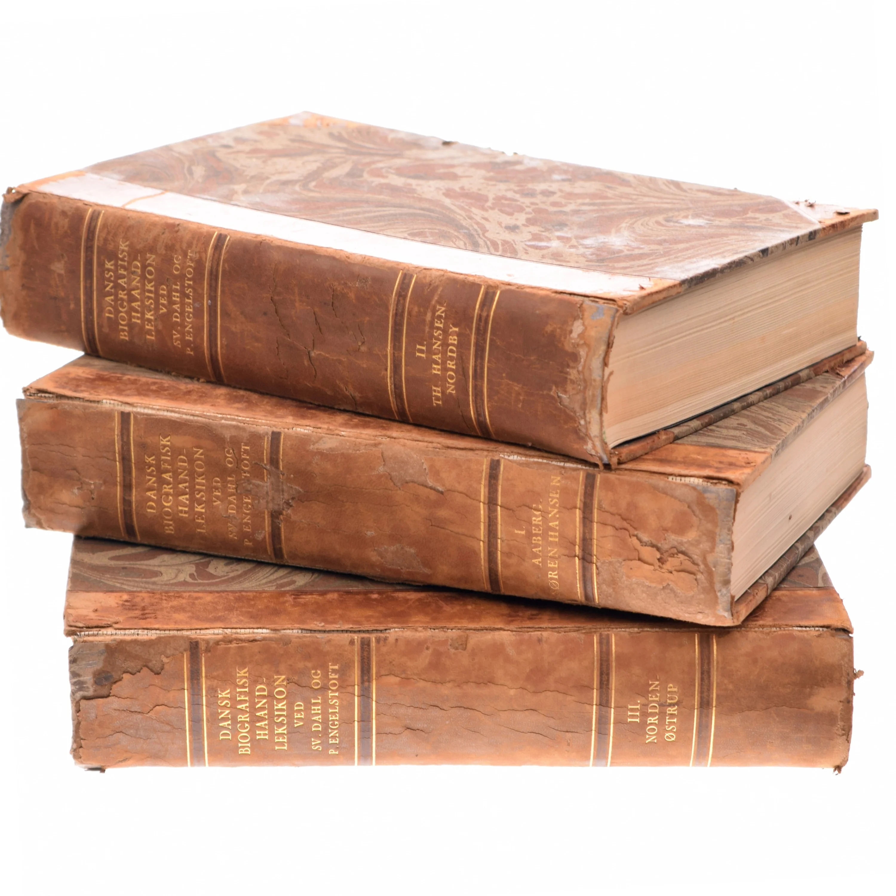 Dansk Biografisk Haandleksikon af Sv. Dahl og P. Engelstoft (Bog)