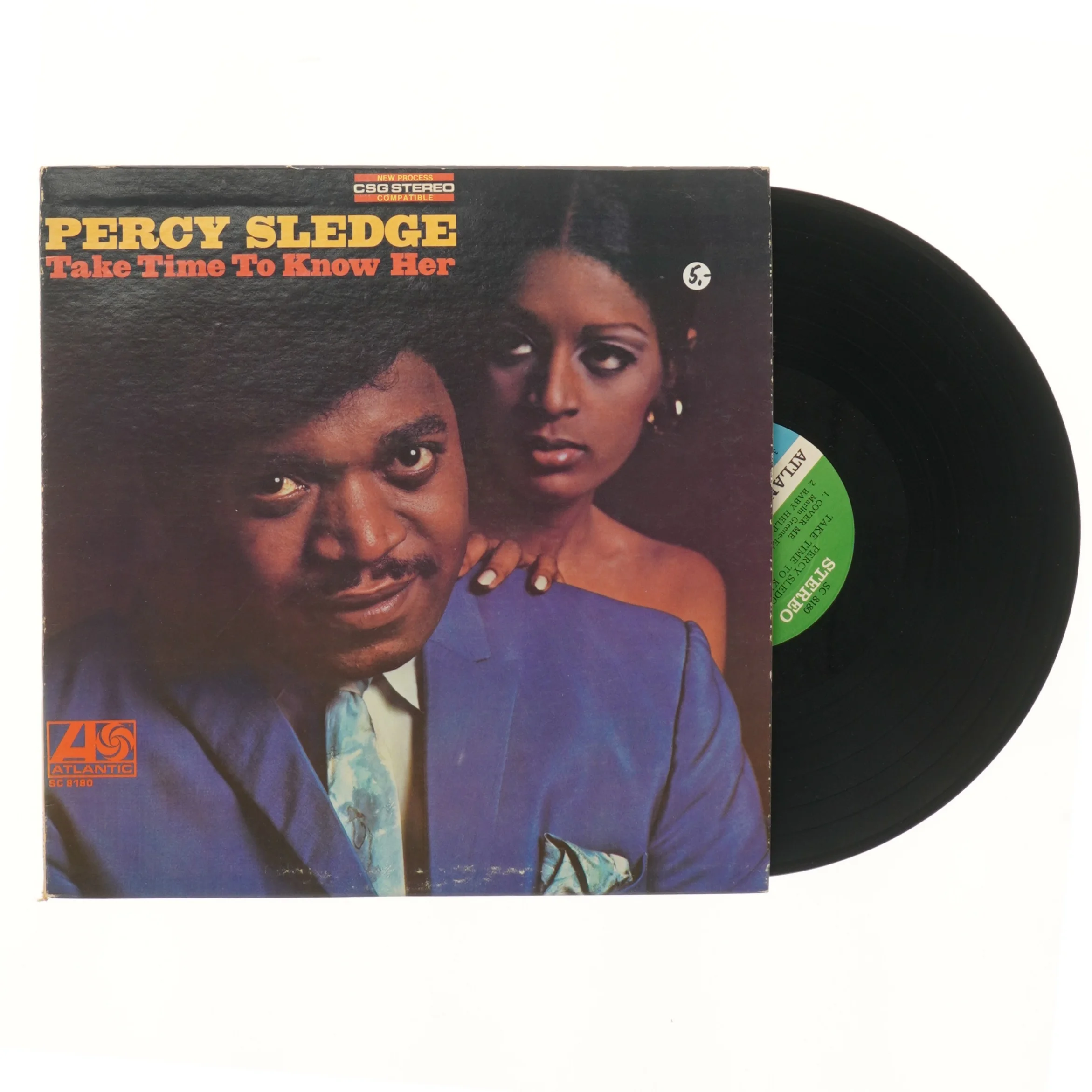 Percy Sledge LP - Take Time To Know Her fra Atlantic Records